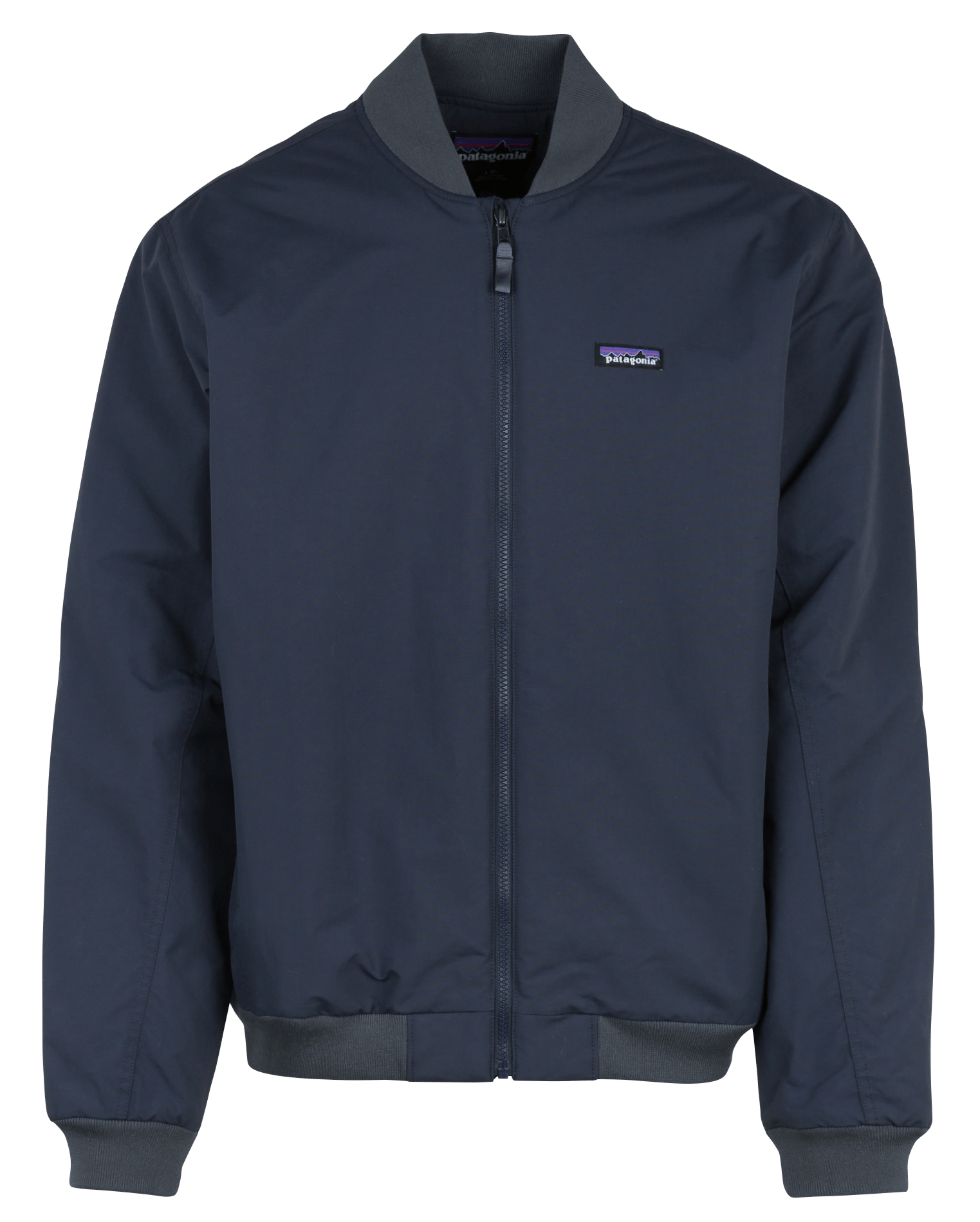 Veste zippée large unie Bleu