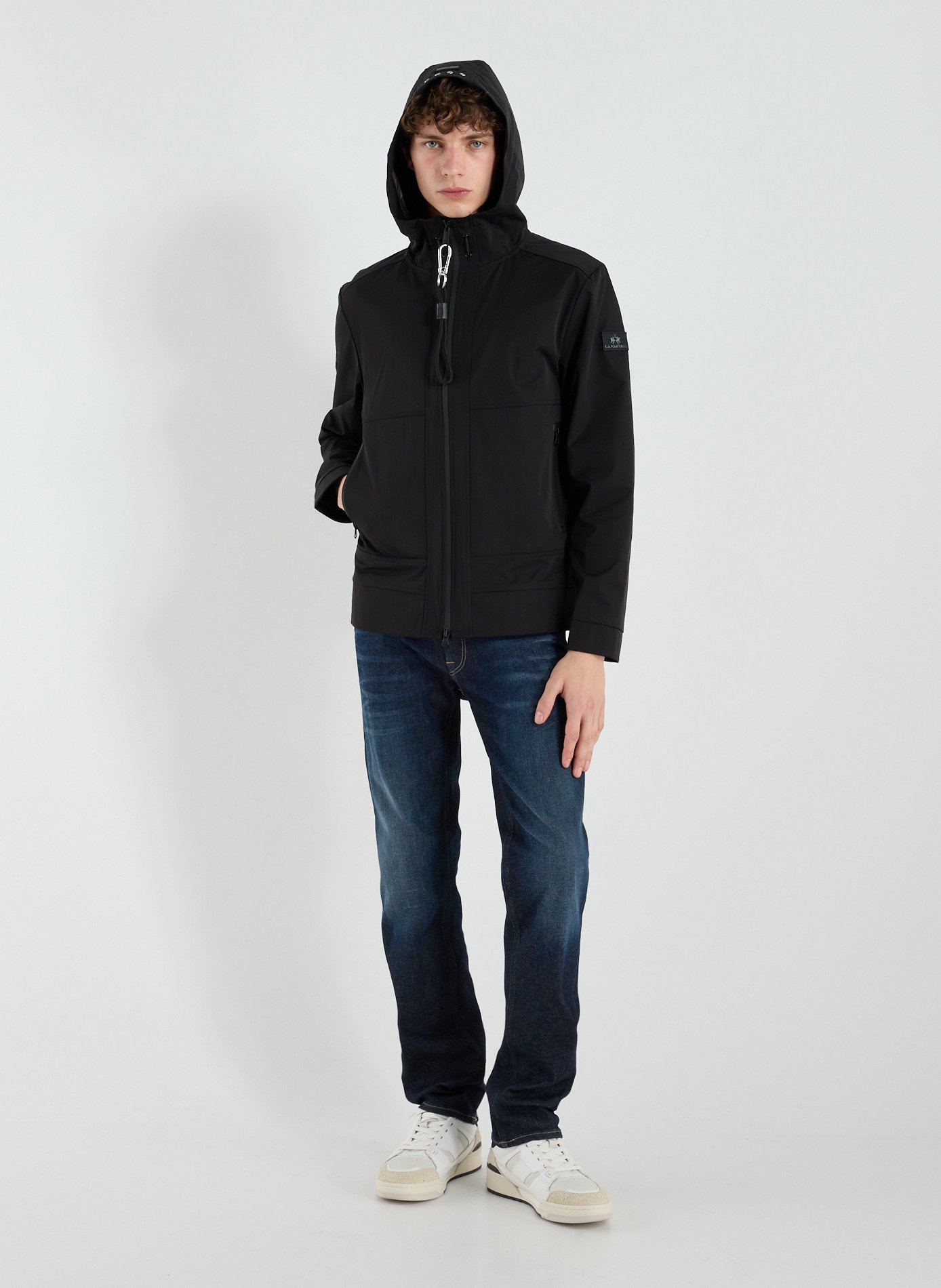 Hooded Jacket LA MARTINA Black
