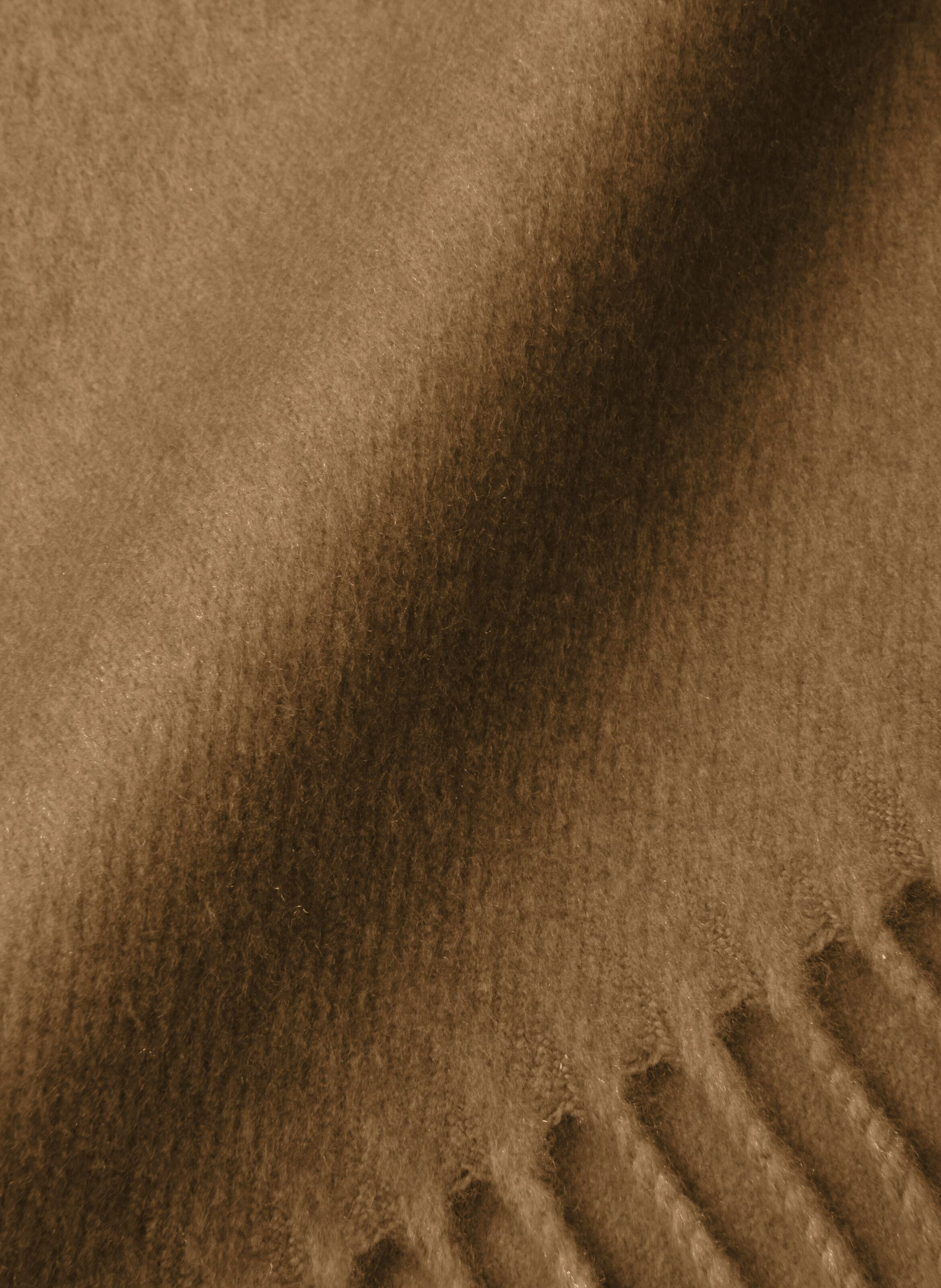 Écharpe en soie et cachemire PRADA Marron