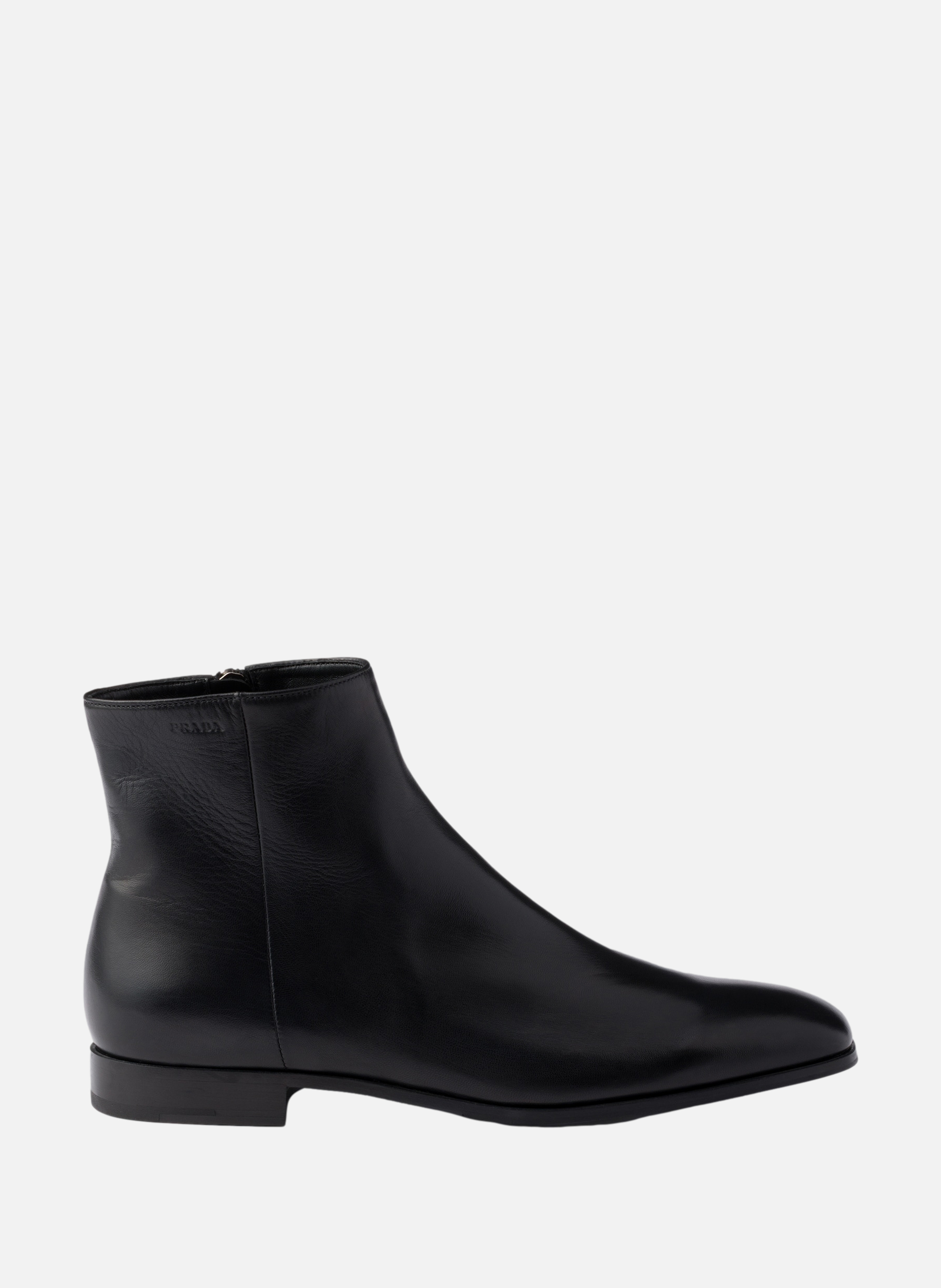Bottines en cuir PRADA Noir