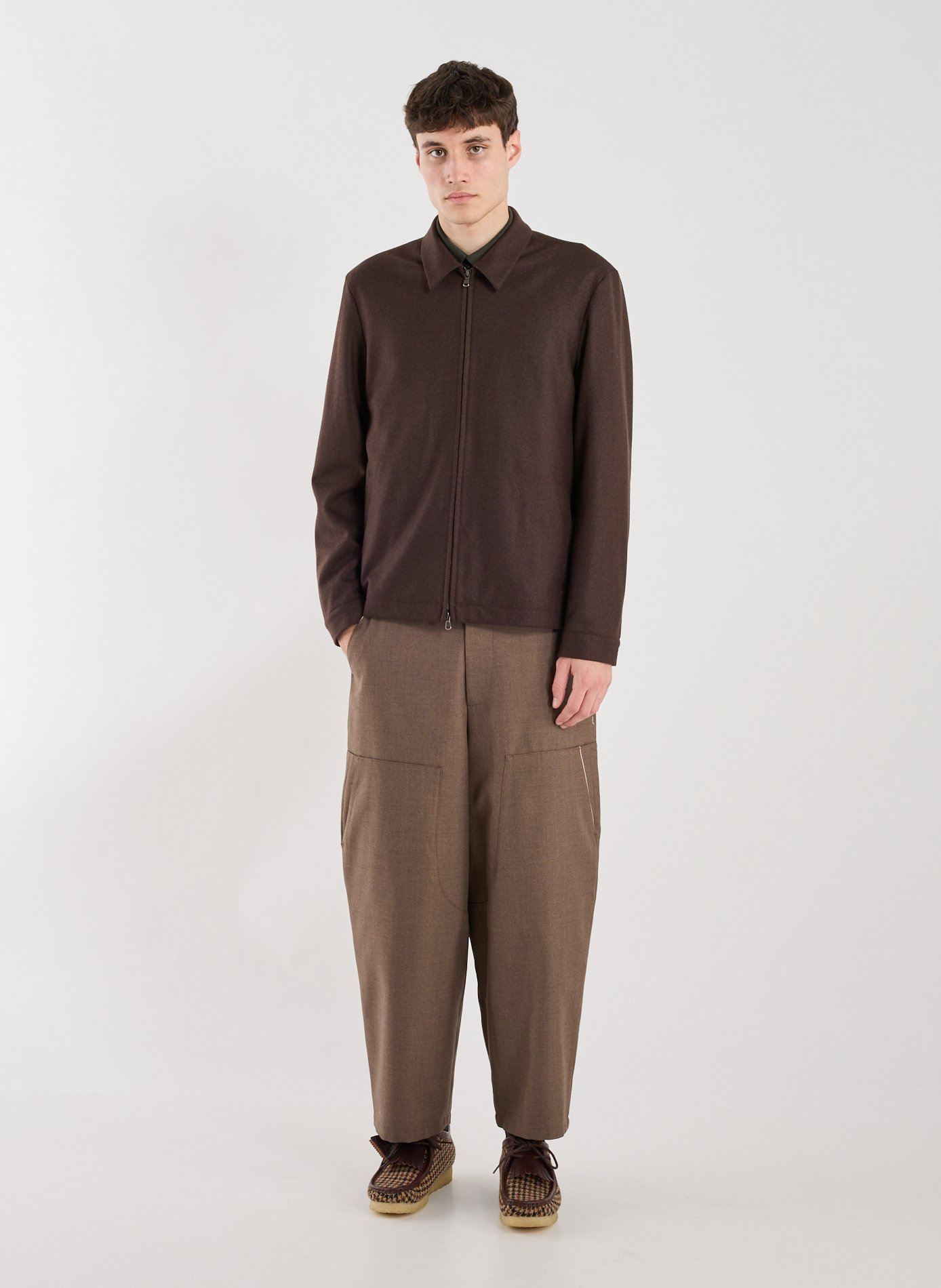 Wool jacket SUNSPEL Brown