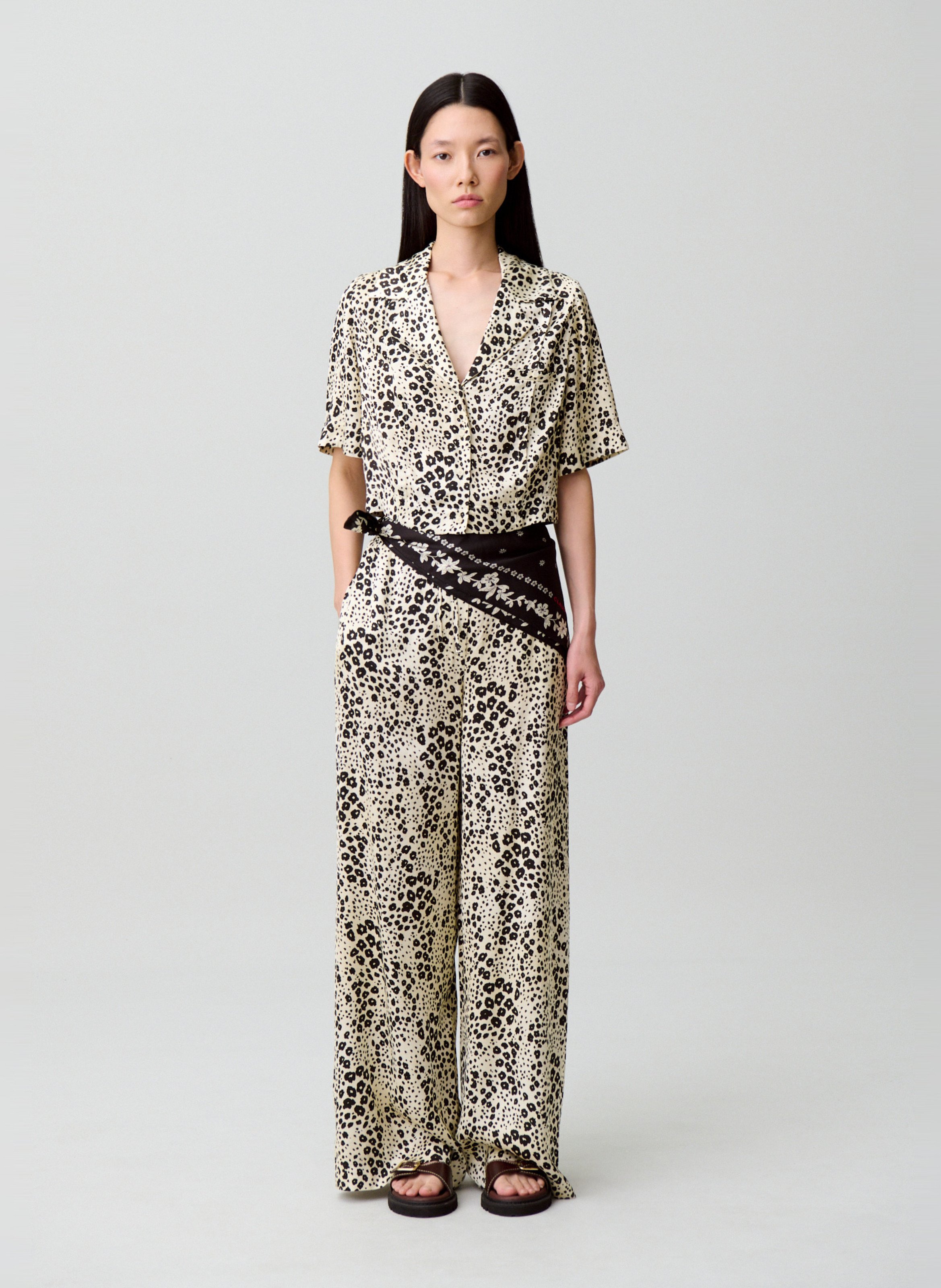 Chemise col tailleur CLAUDIE PIERLOT Multicolore