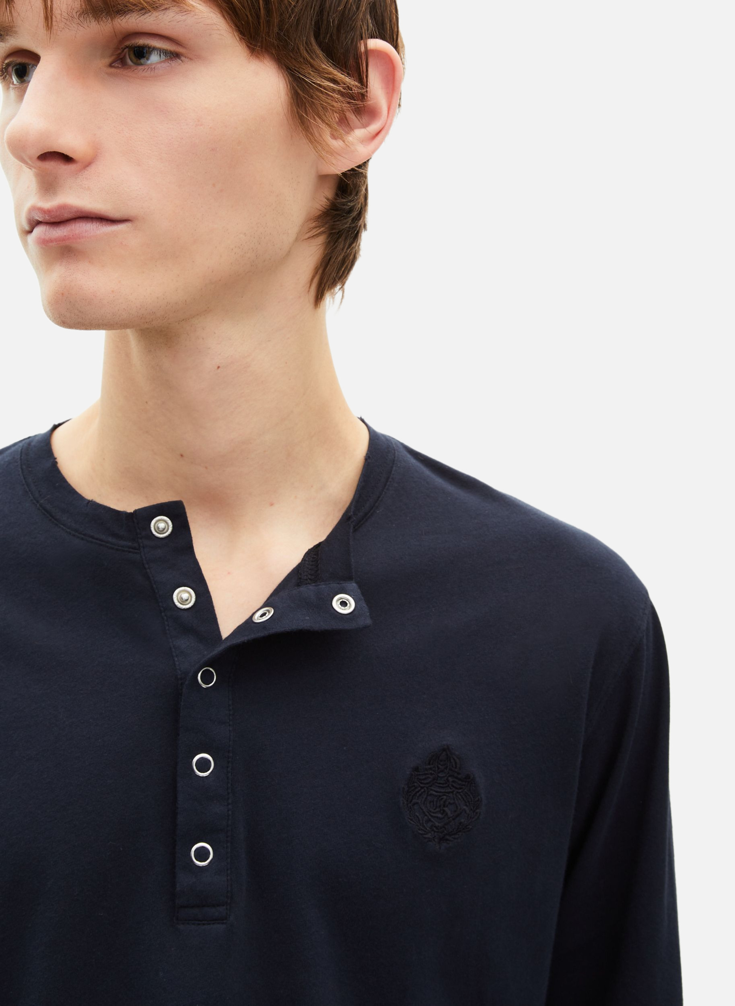 T-shirt manches longues THE KOOPLES Bleu