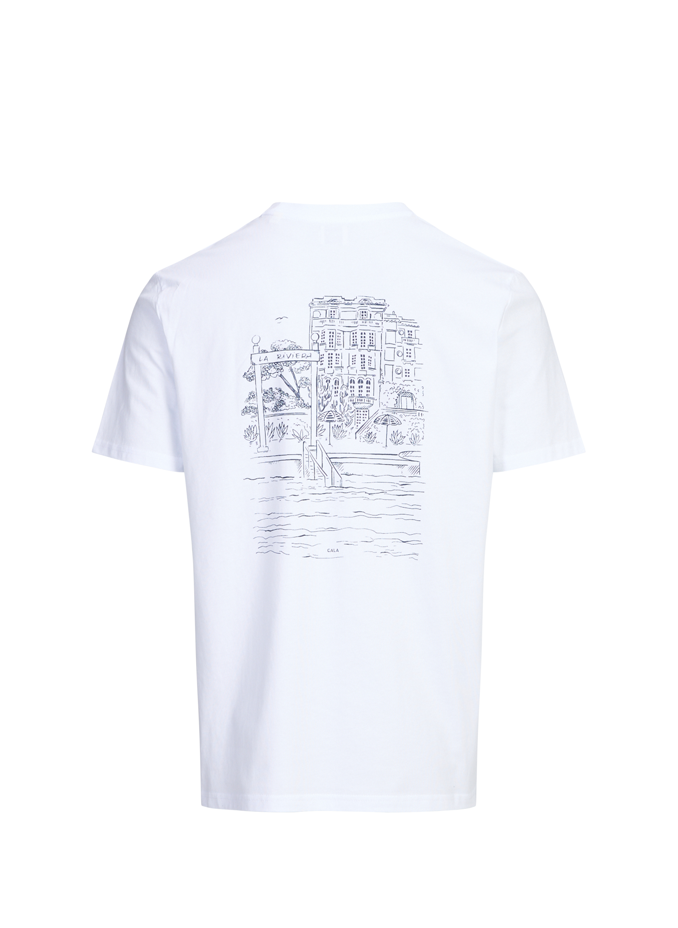 Cotton round-neck T-shirt 1789 CALA White