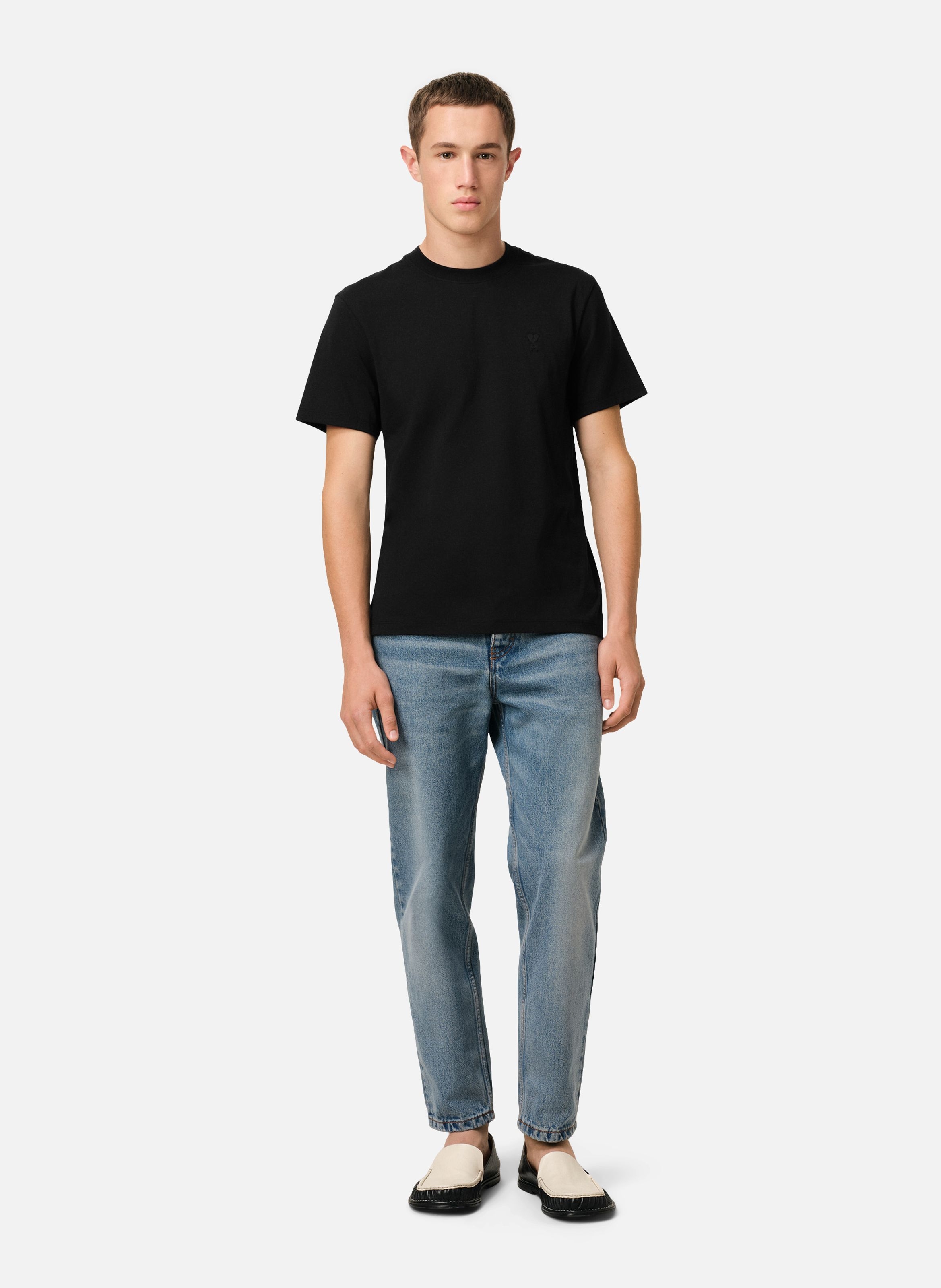 T-shirt Ami de Coeur unisexe AMI PARIS Noir