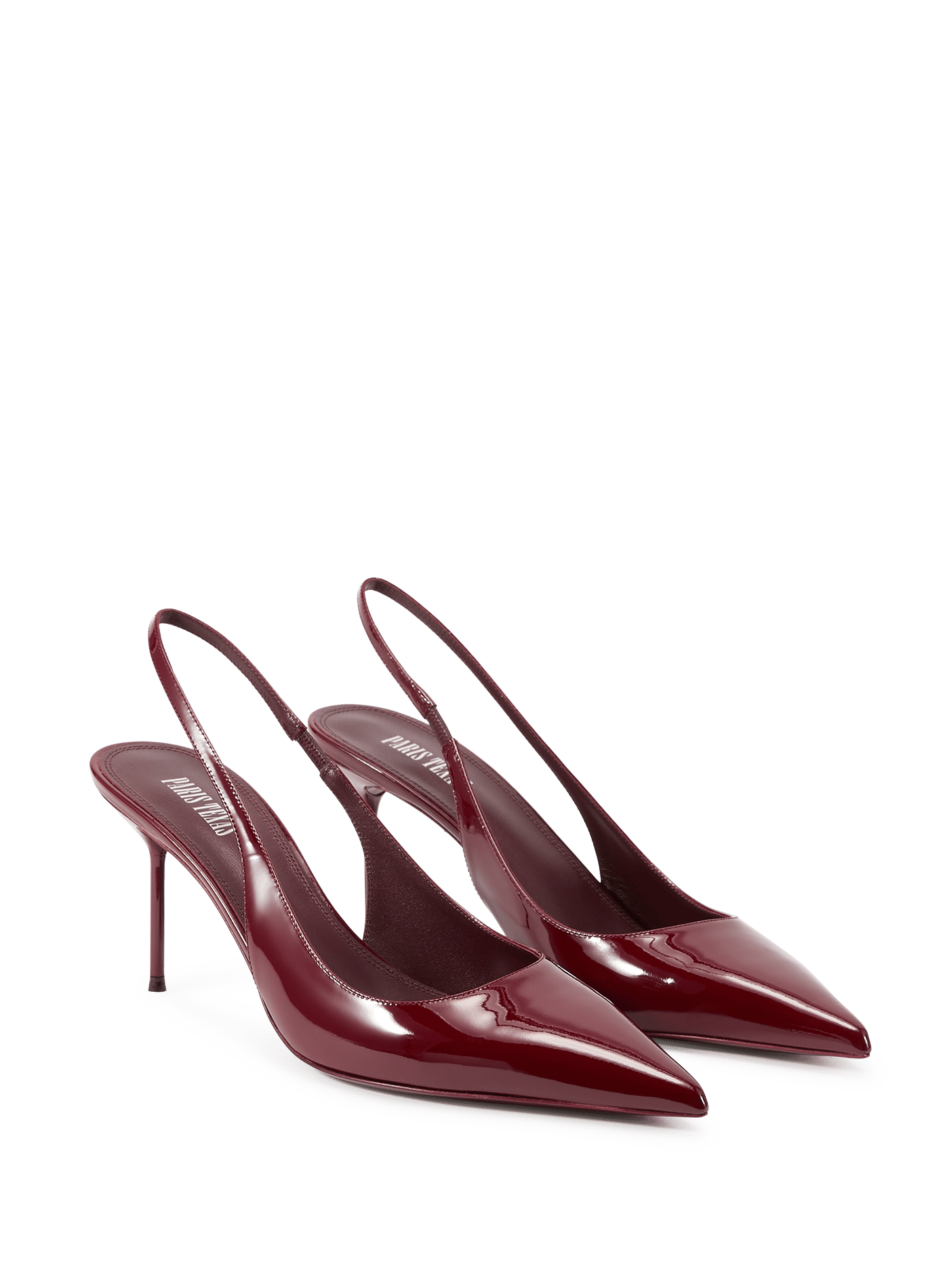 Slingbacks Lidia en cuir PARIS TEXAS Red