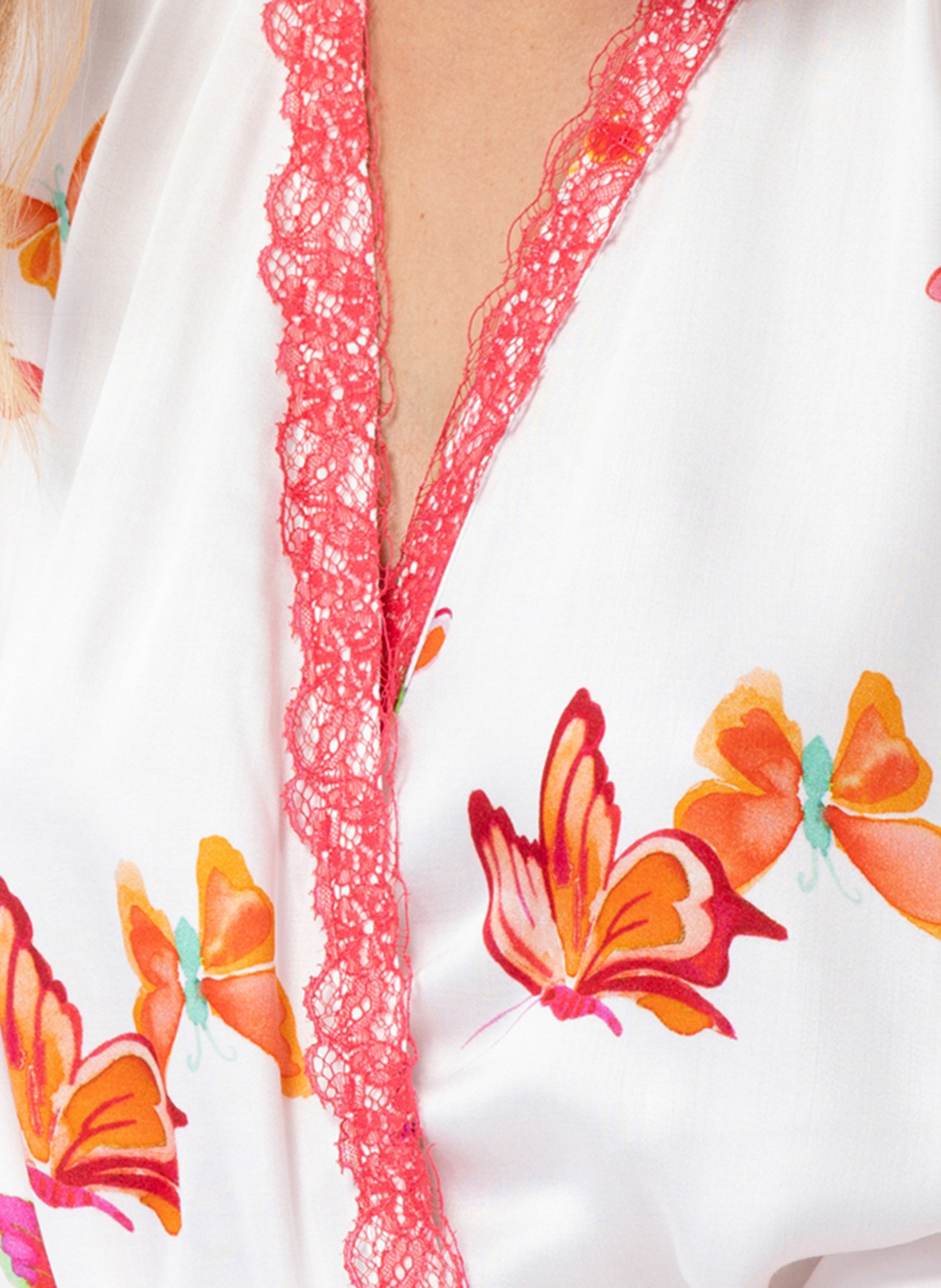 Kimono en viscose robinson 260 LE CHAT Multicolore