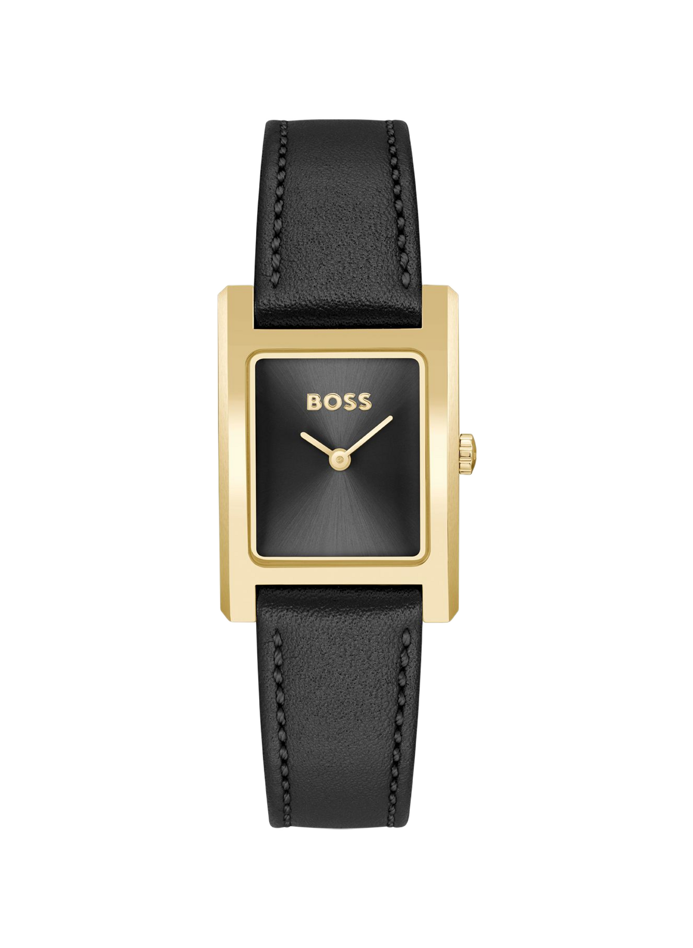 Montre quartz Lucy en cuir BOSS MONTRES Noir
