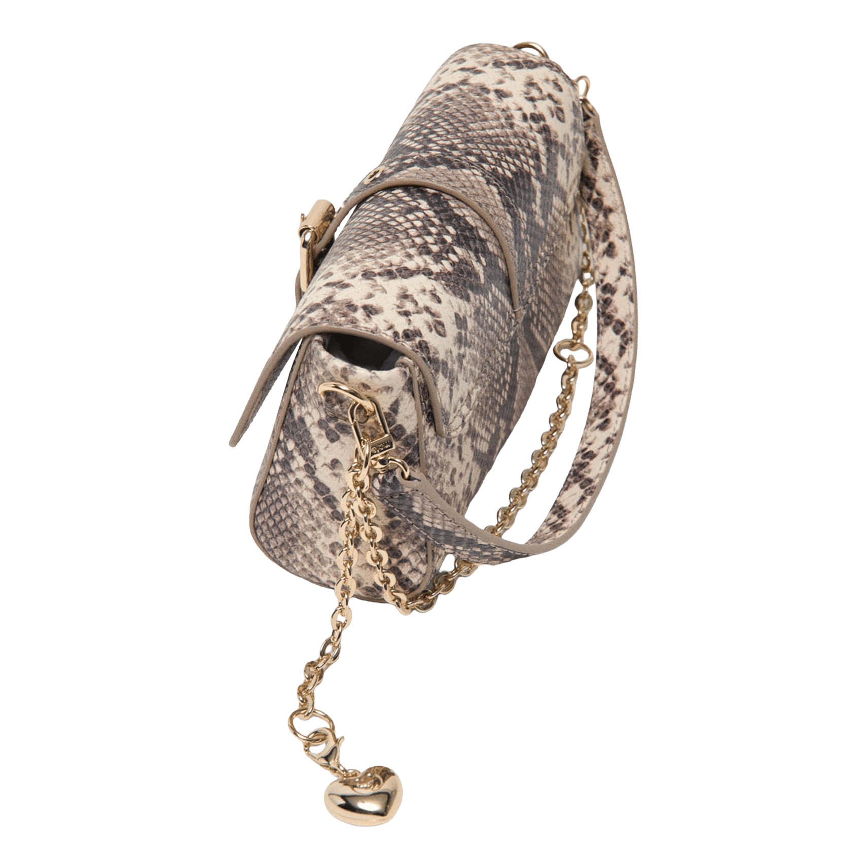 Sac bandoulière à rabat en cuir python miss m MAJE Multicolore