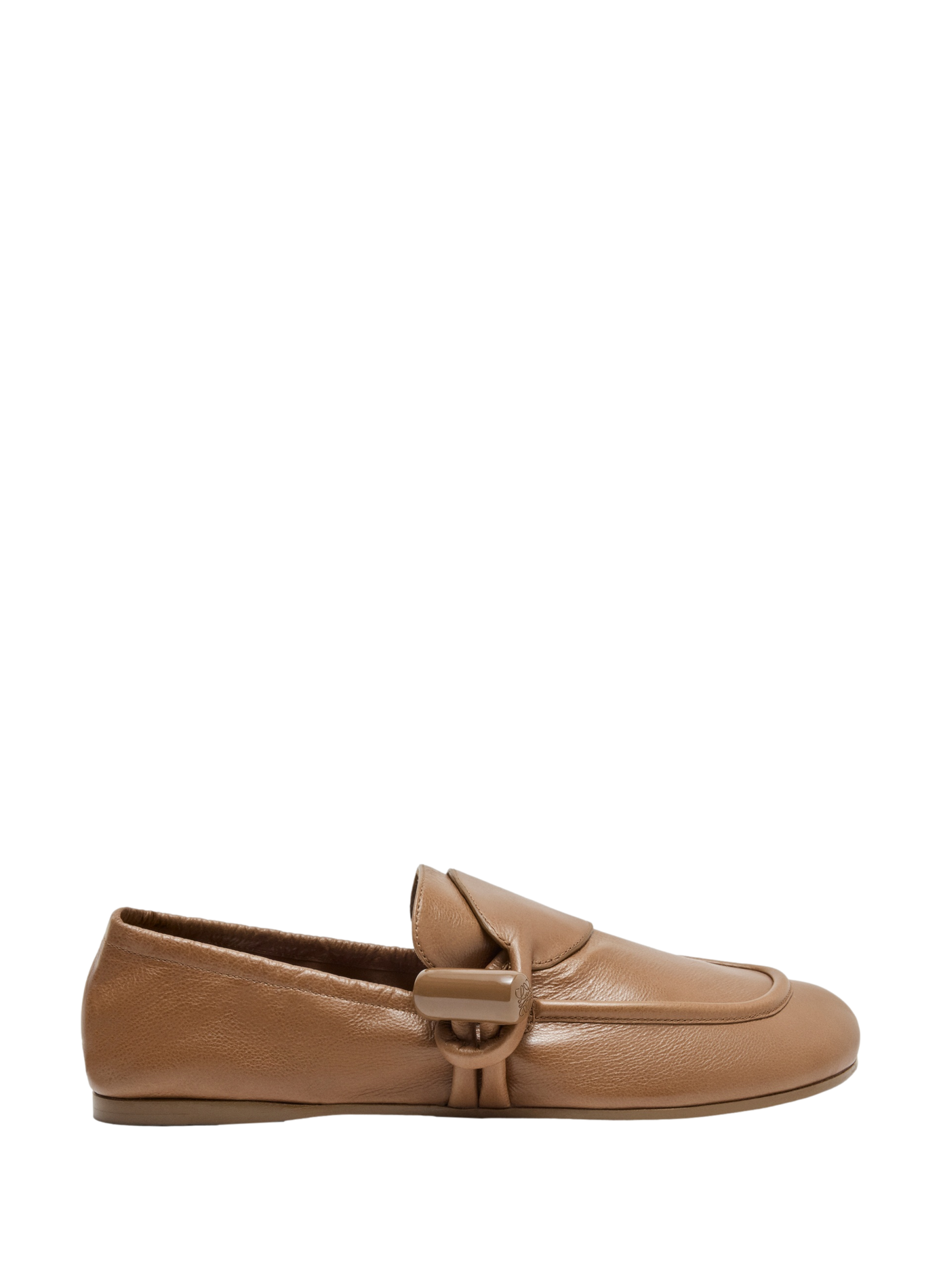 Mocassins Toggle en cuir de veau lisse brillant LOEWE Beige