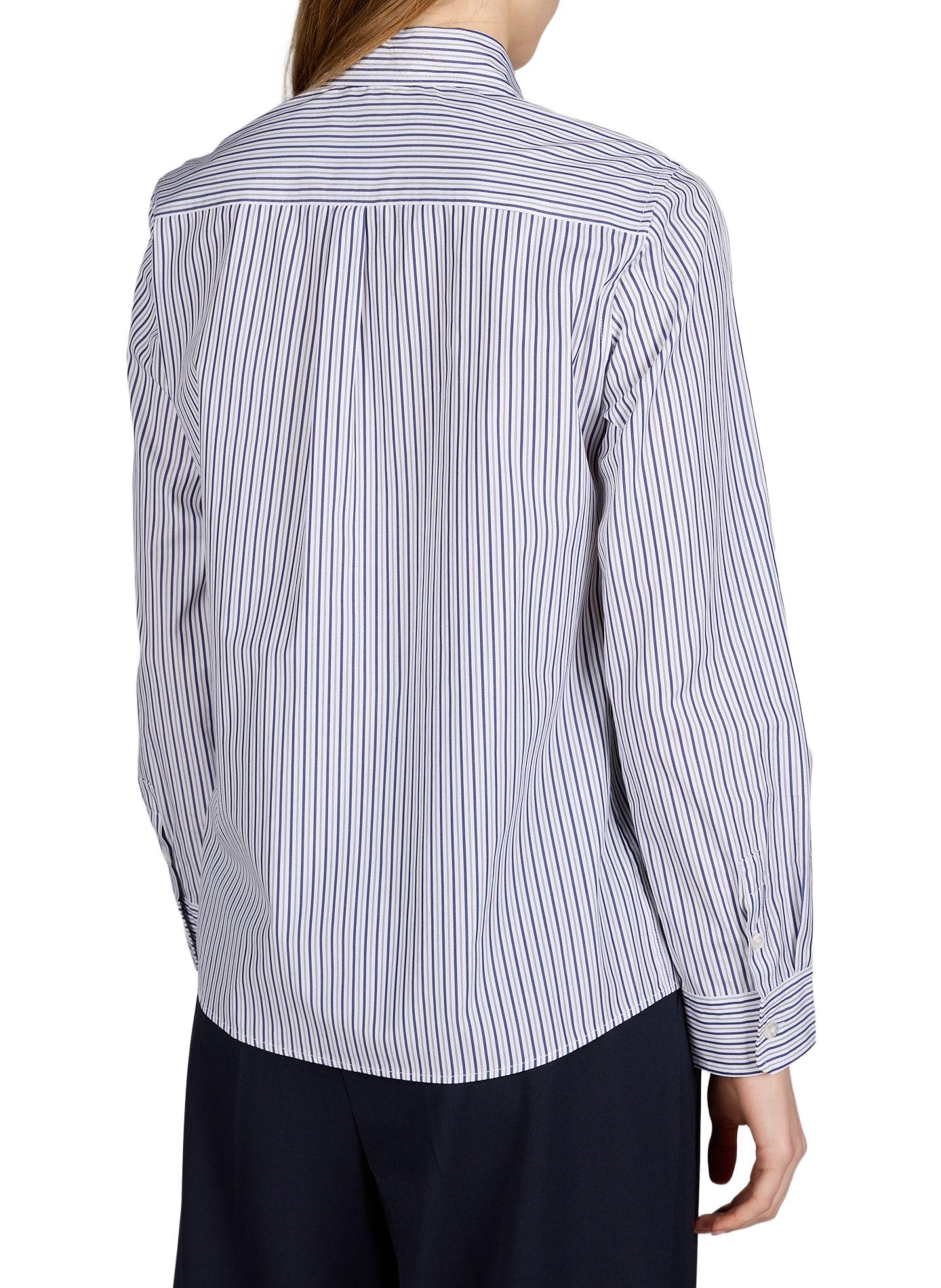 Chemise unie en coton MAX MARA WEEK END Bleu