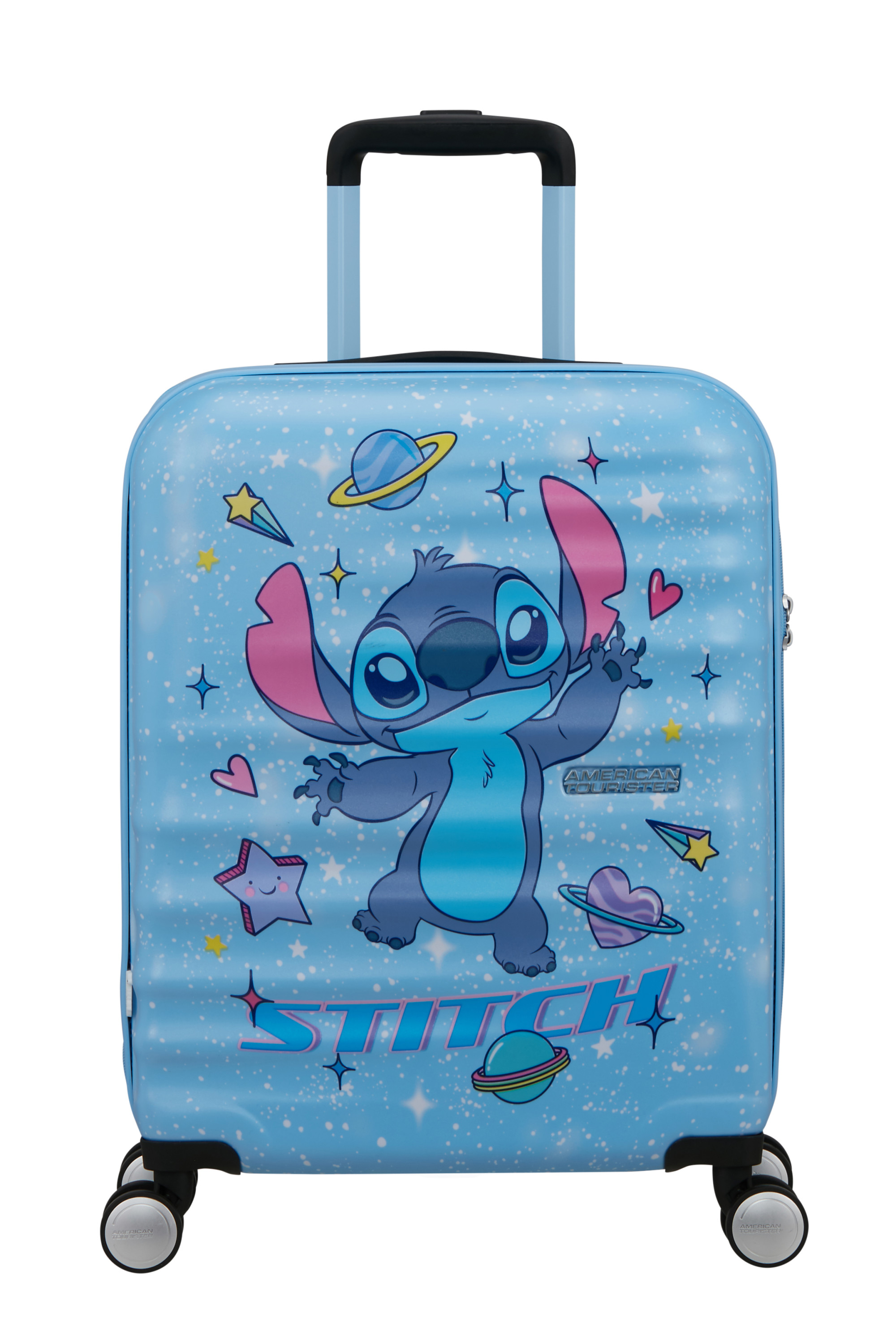 Wavebreaker disney valise 4 roues taille s AMERICAN TOURISTER Bleu