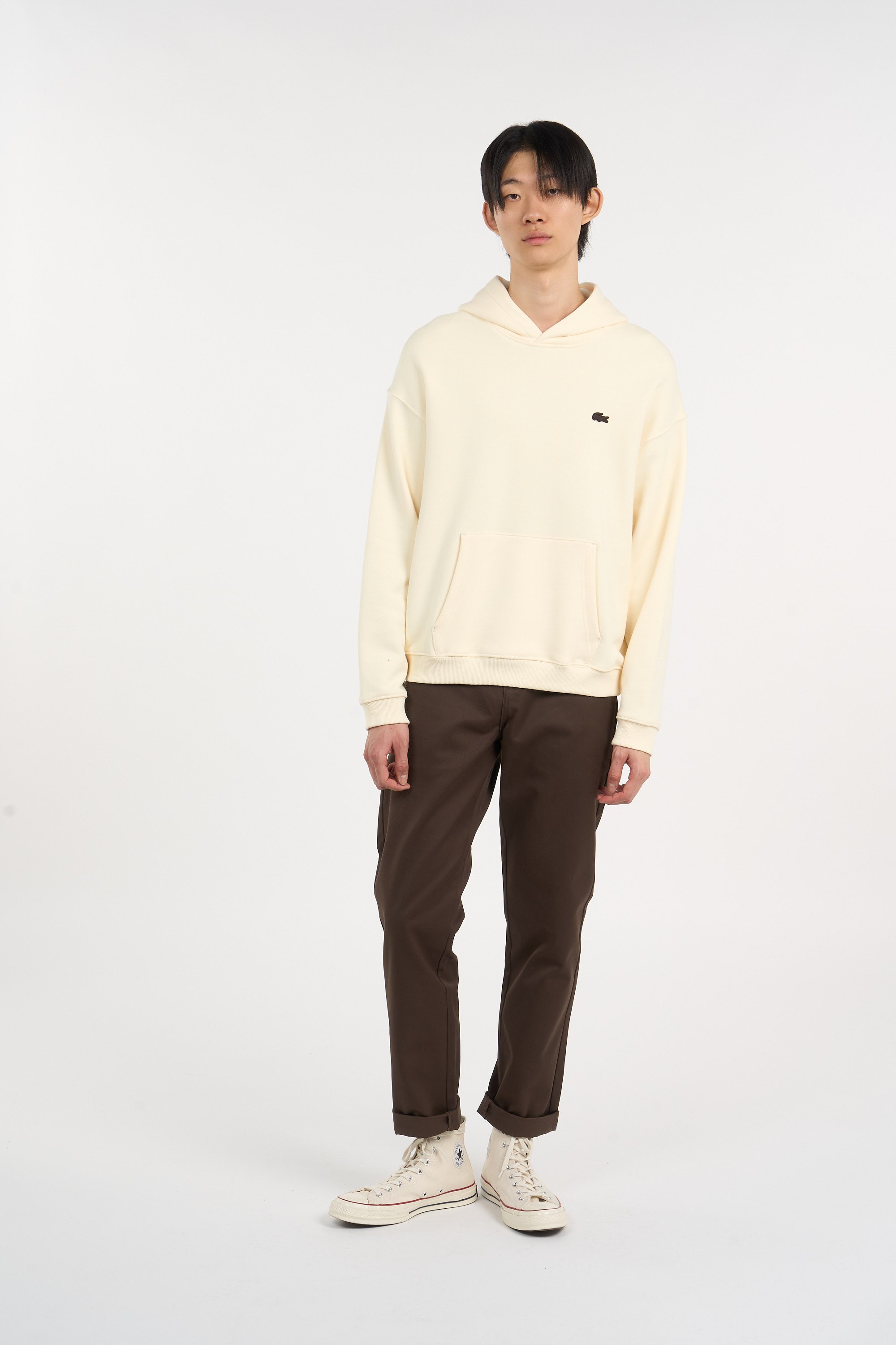 Hoodie sweatshirt LACOSTE Jaune