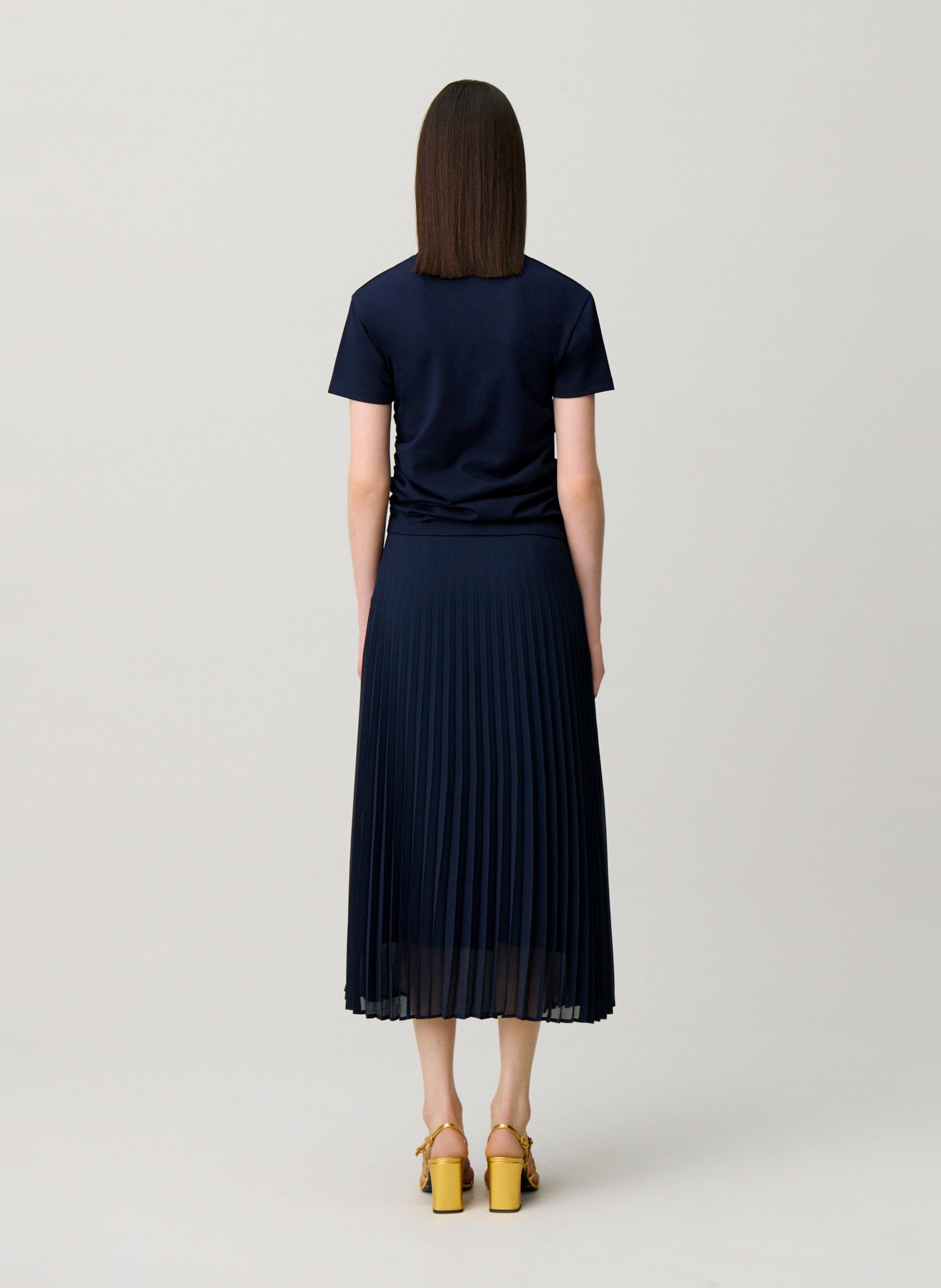 Robe longue évasée CLAUDIE PIERLOT Bleu