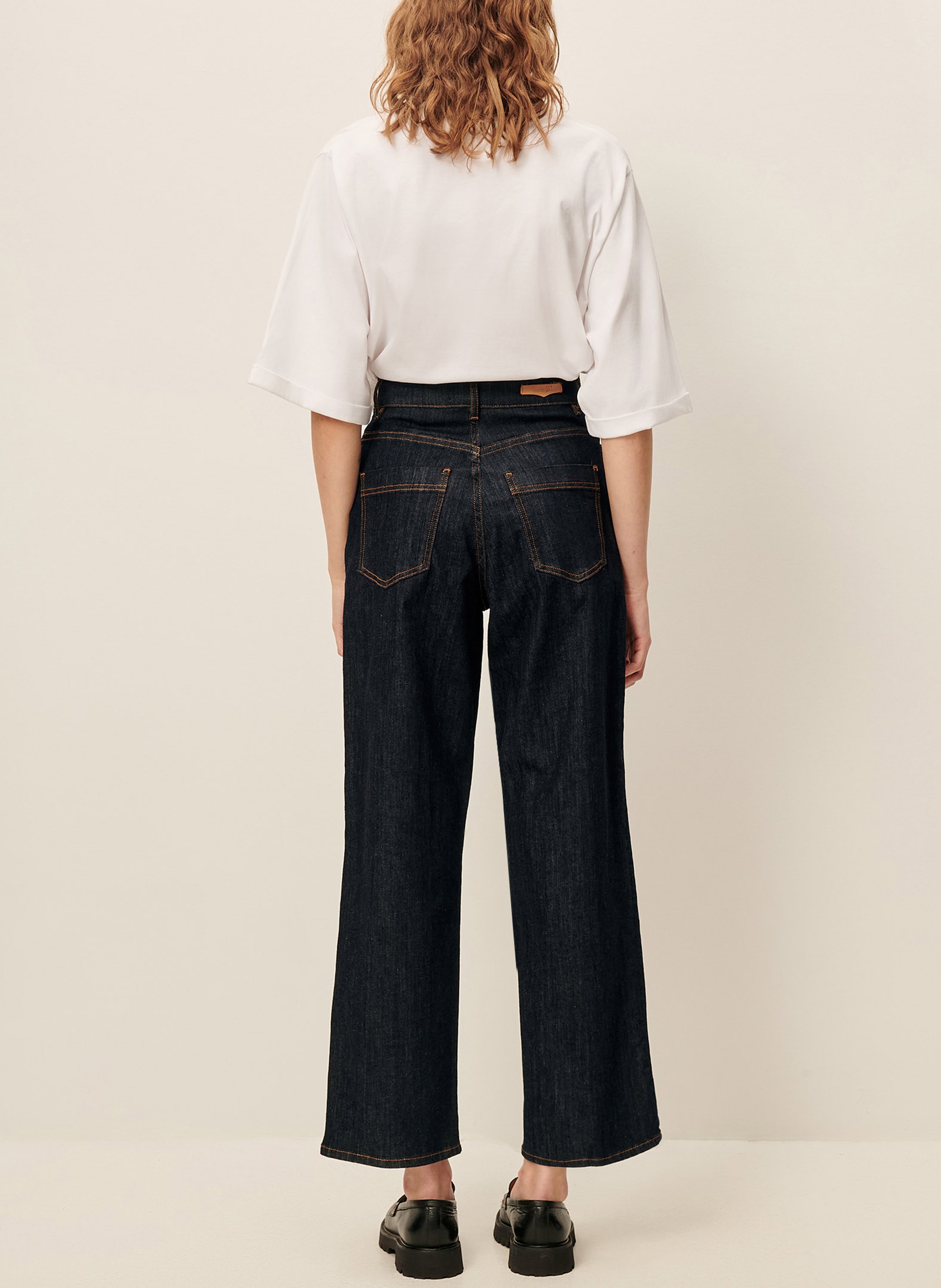 Jean brut taille haute bay cruise SESSUN Bleu