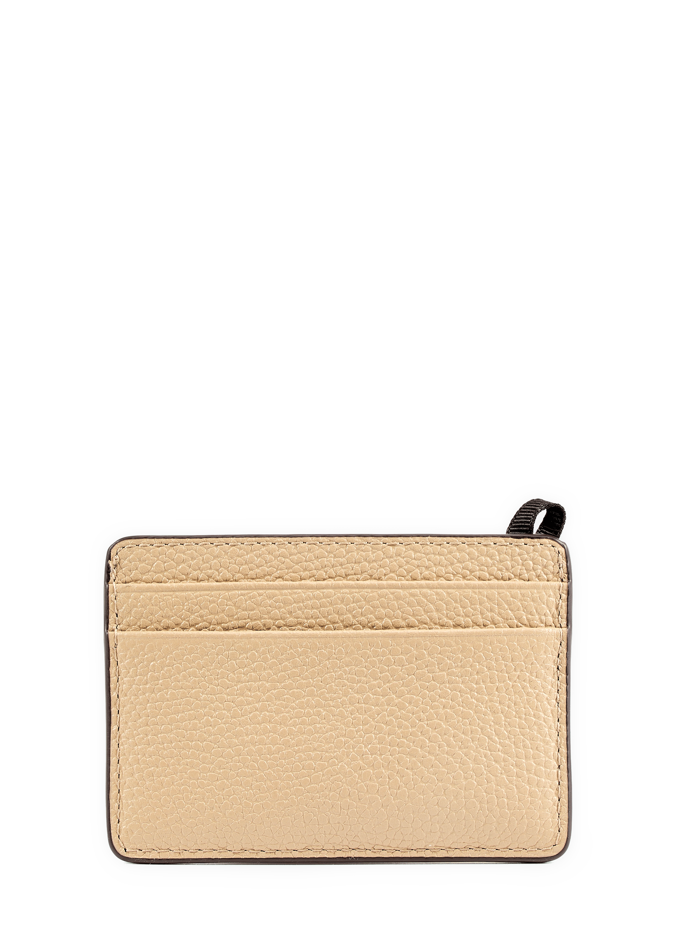 Leather card holder MICHAEL KORS Beige