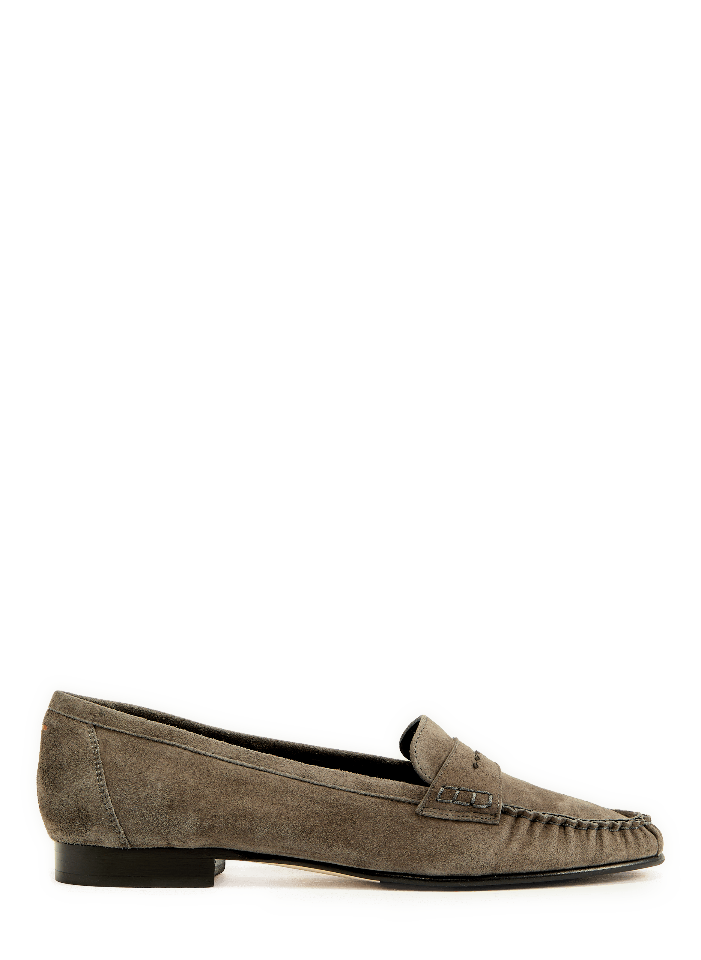 Mocassins suédés en cuir AEYDE Gris
