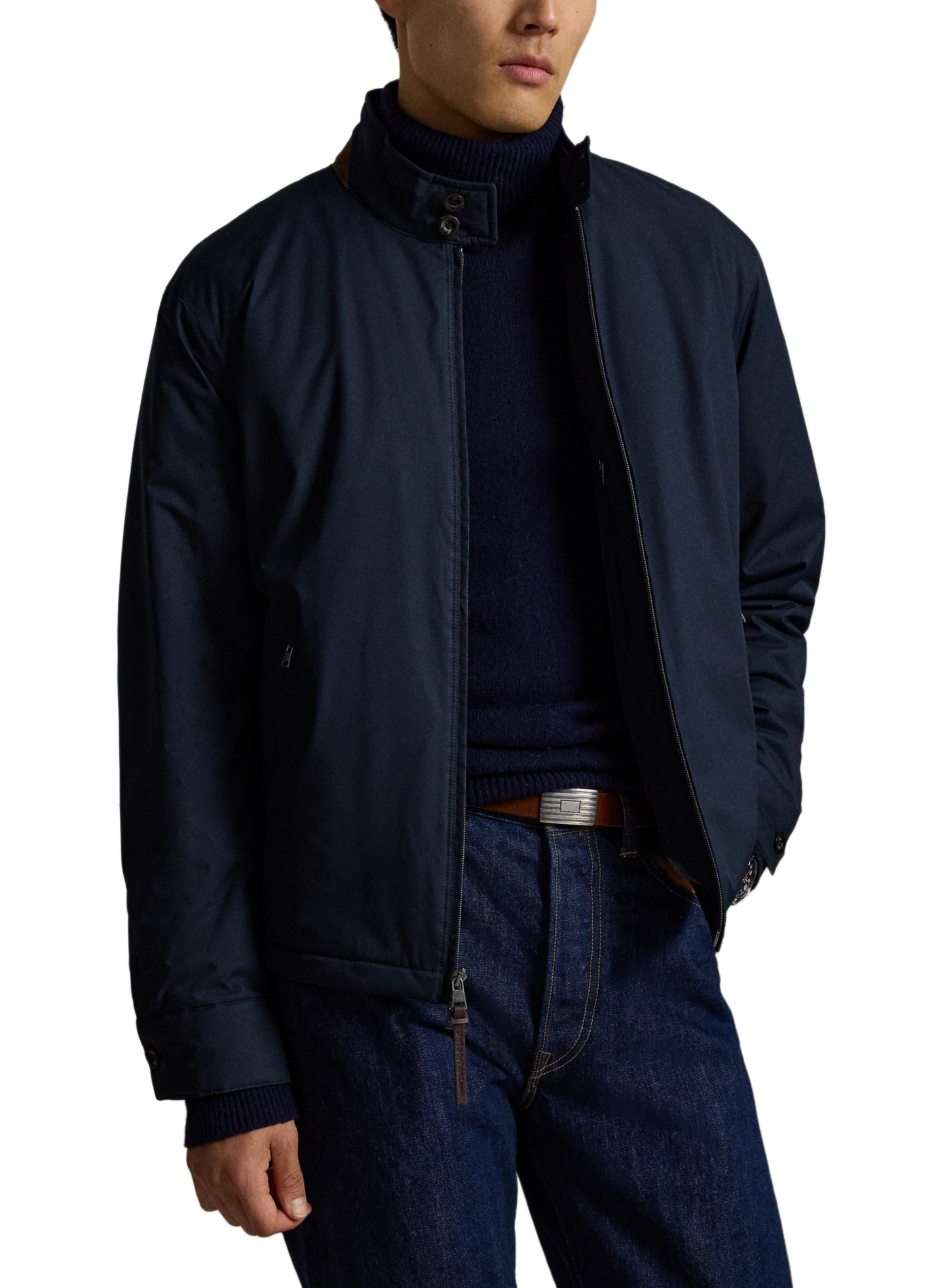 Straight jacket with high collar POLO RALPH LAUREN Blue
