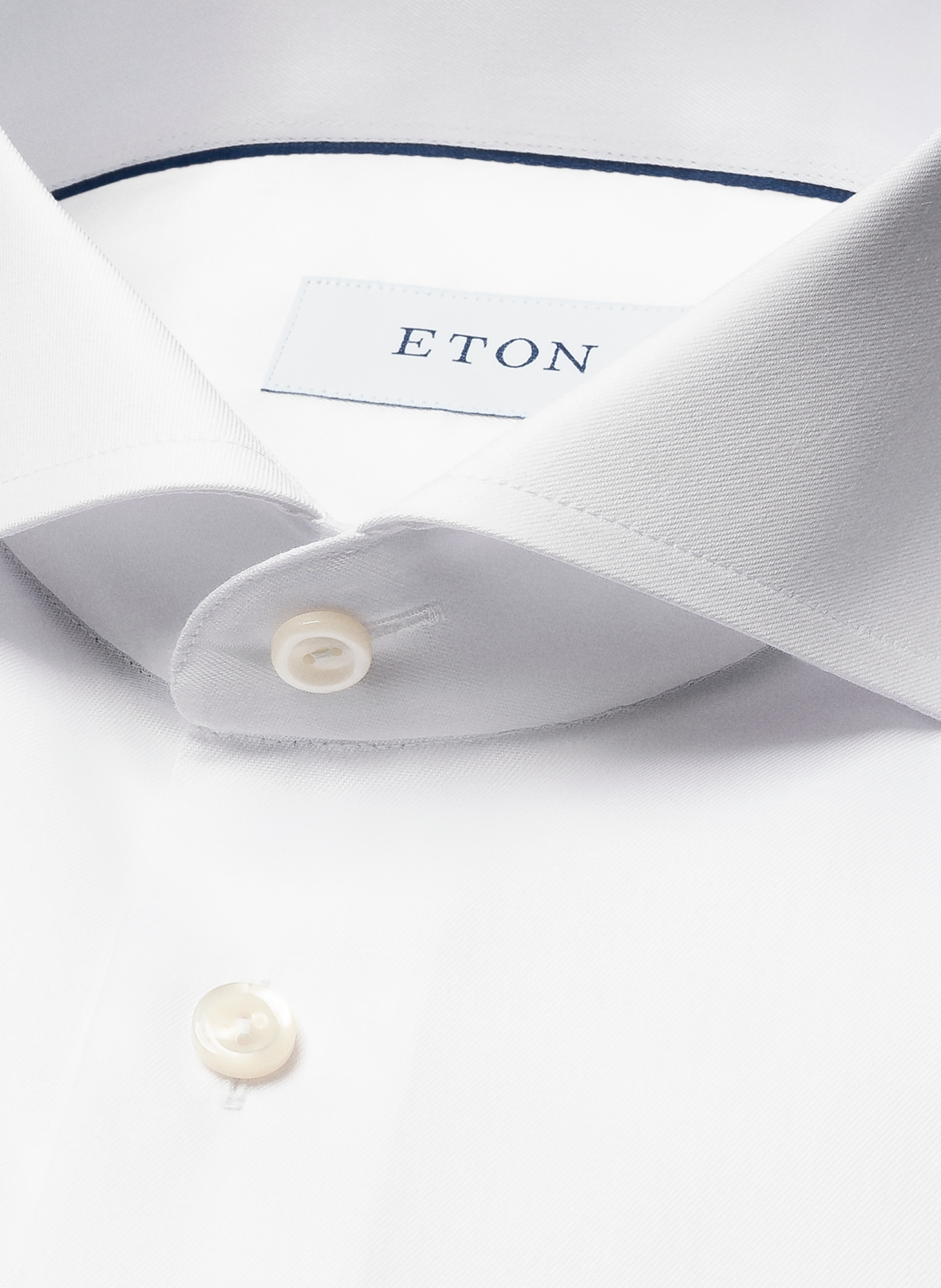 Fitted cotton Shirt ETON White