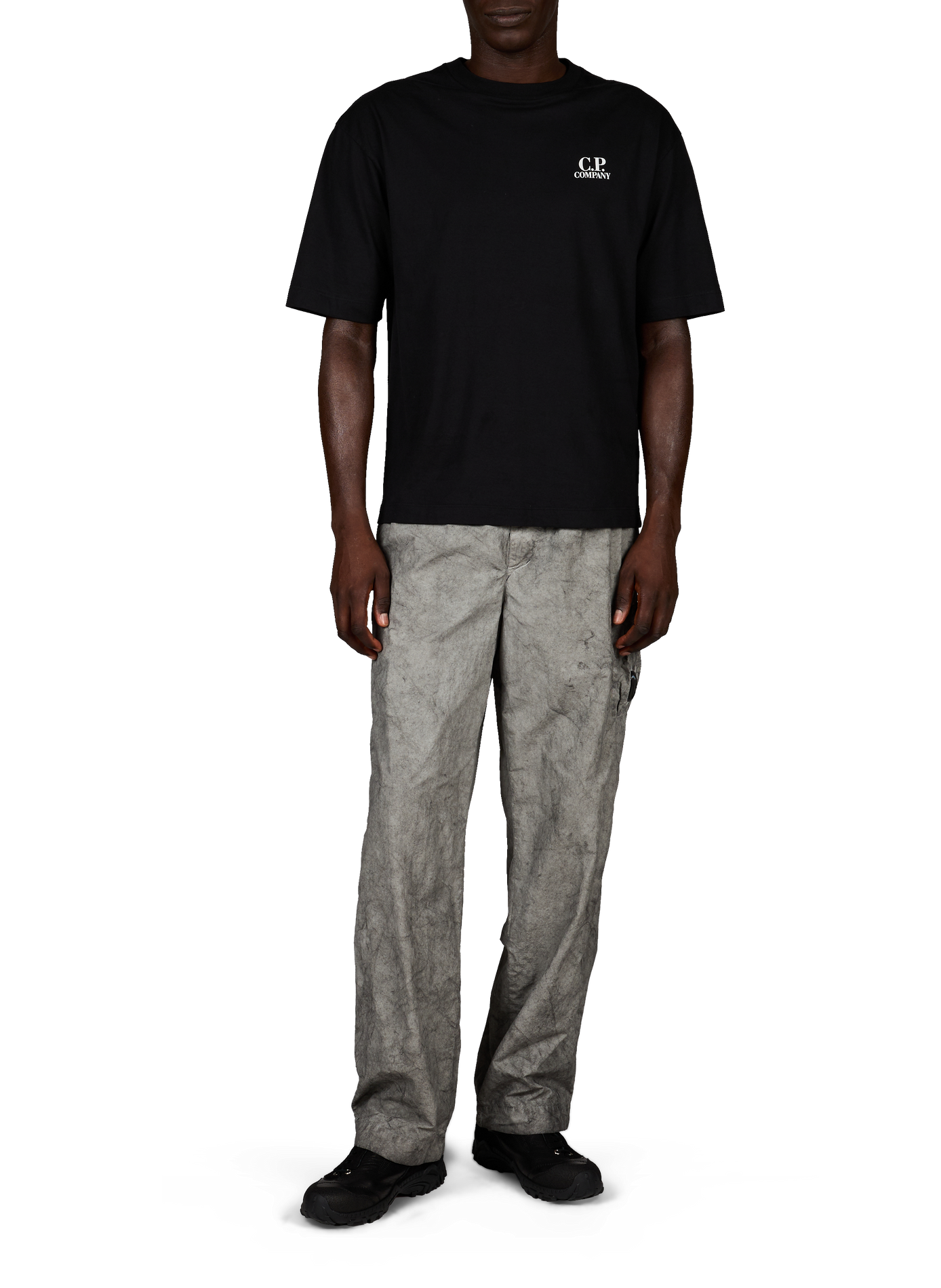 Printed trousers CP COMPANY Black