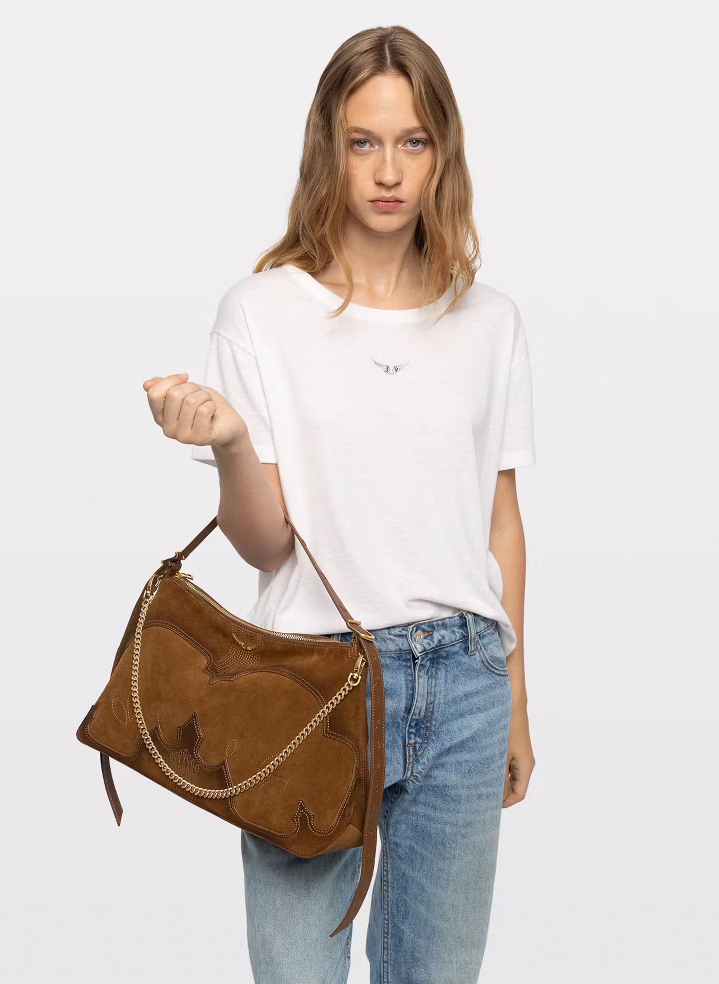 Zachte western suède tas Jim ZADIG&VOLTAIRE Bruin