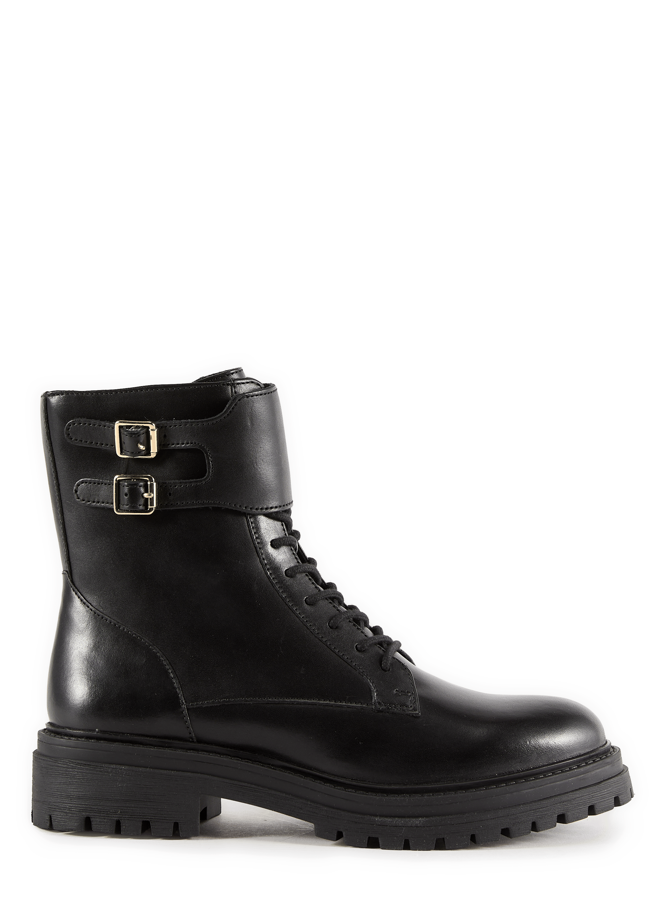 Bottines à boucles Iridea en cuir GEOX Noir