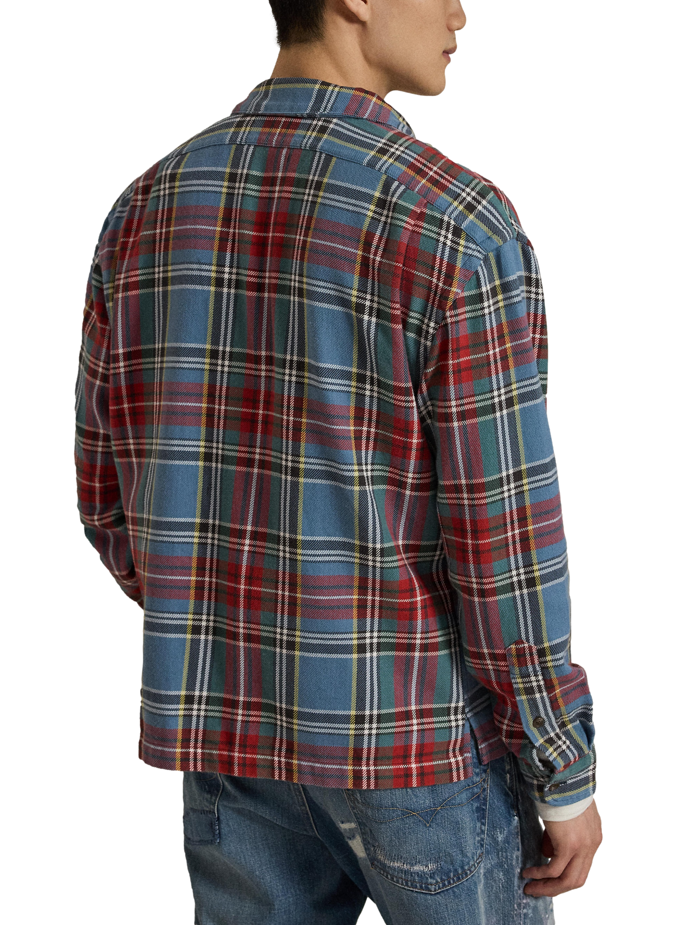 Chemise droite col classique à carreaux en coton POLO RALPH LAUREN Multicolore