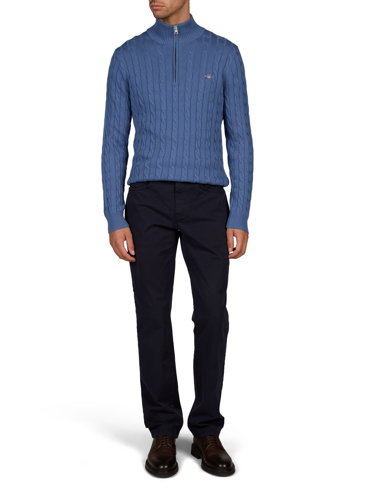 Rechte effen jeans GANT Blauw