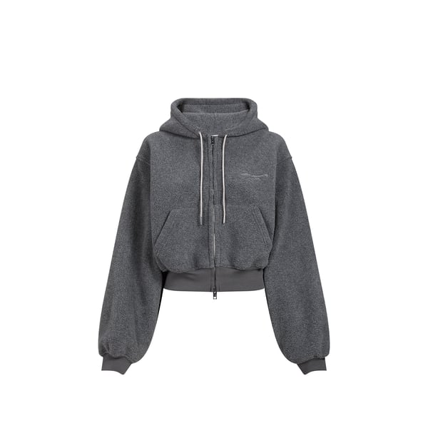 Sweat zippé à capuche oversize Sweat zippé à capuche oversize