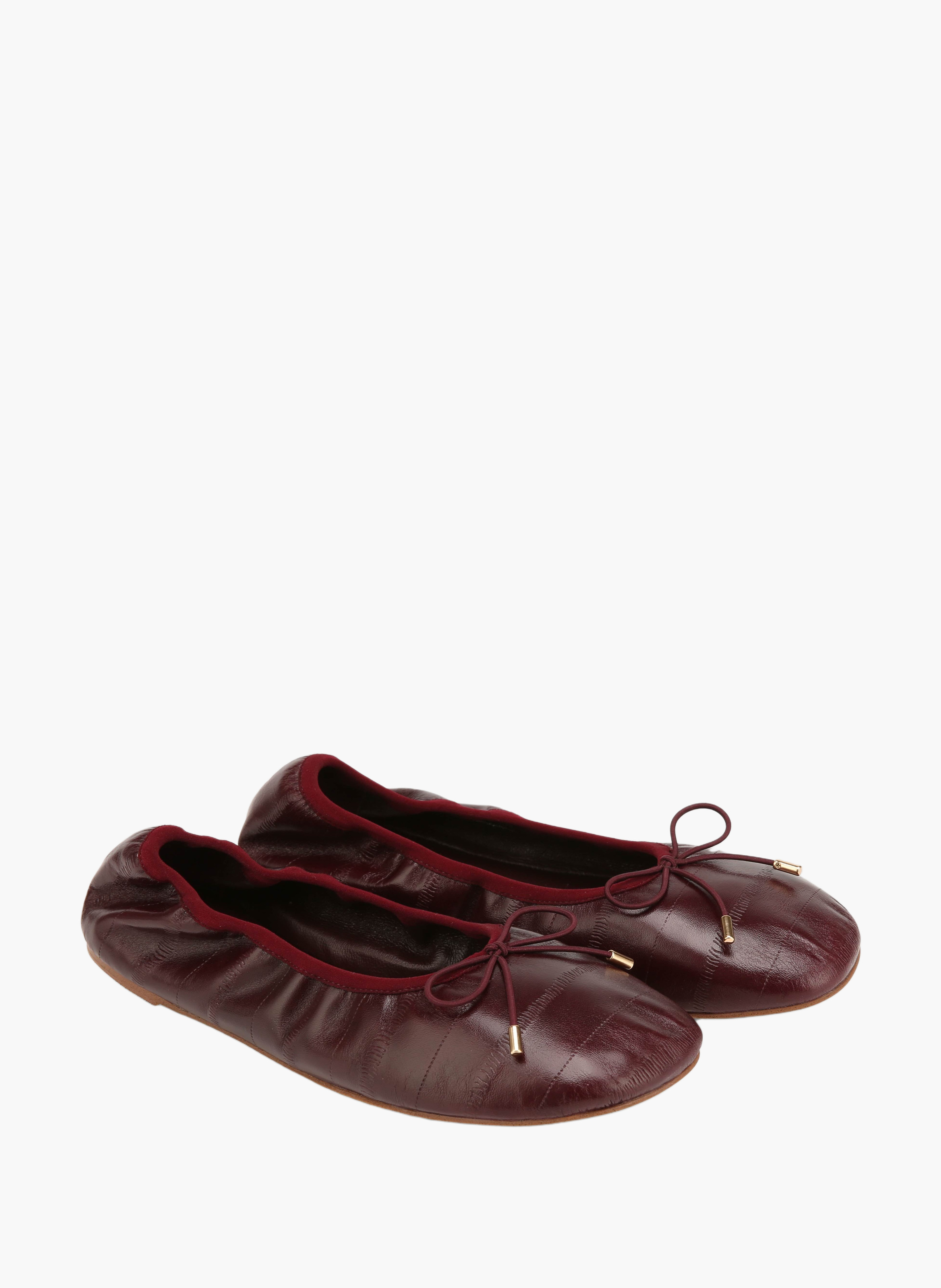Scrunch-ballerina's van palingleren NAKED WOLFE Rood