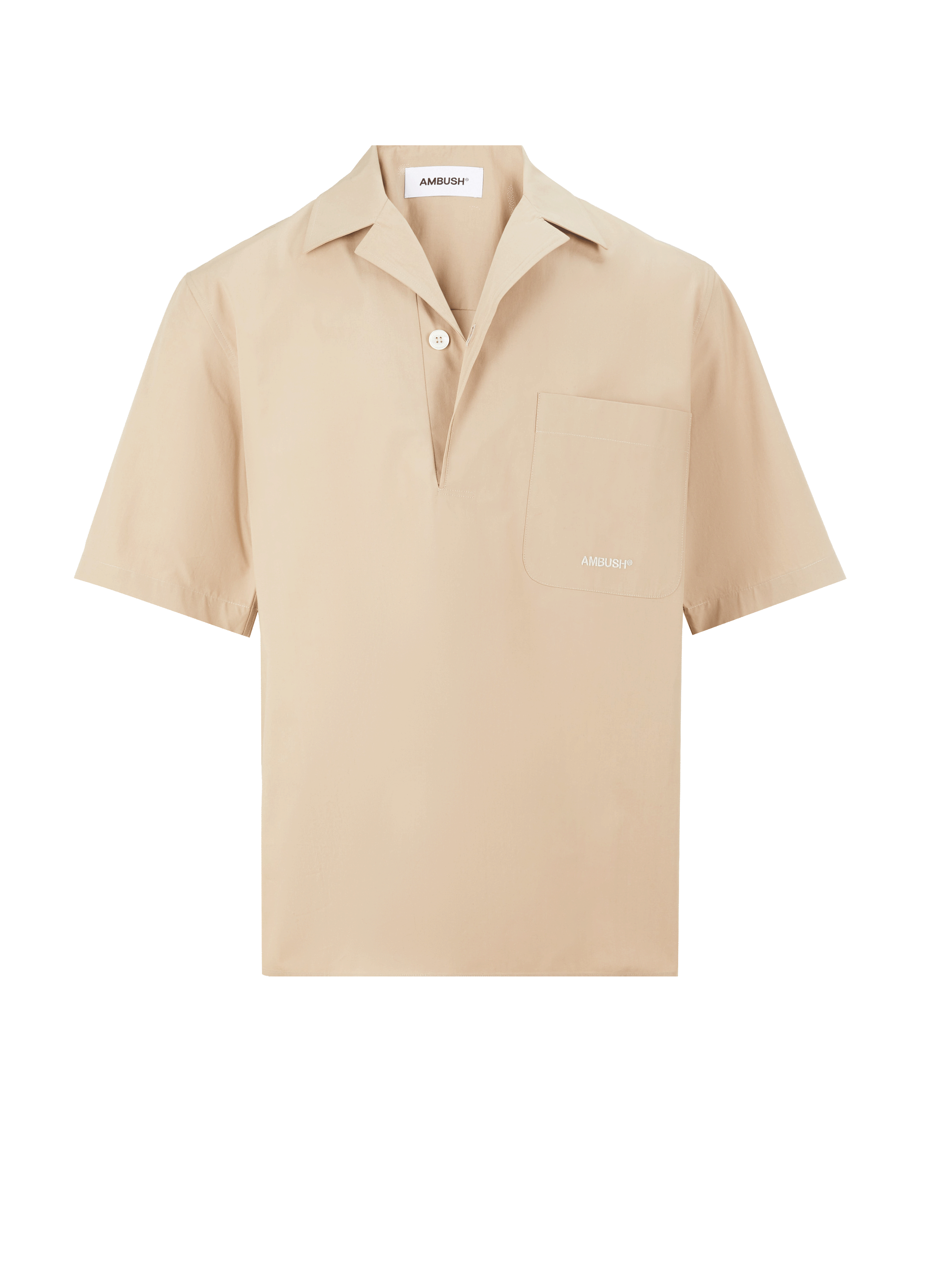 T-shirt chemise en popeline de coton