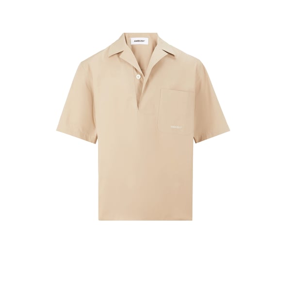 T-shirt chemise en popeline de coton