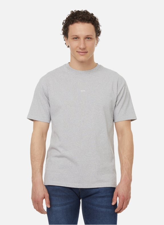 T-shirt Kyle col rond en coton Gris by A.P.C. A.P.C. T-shirt Kyle col rond en coton Gris