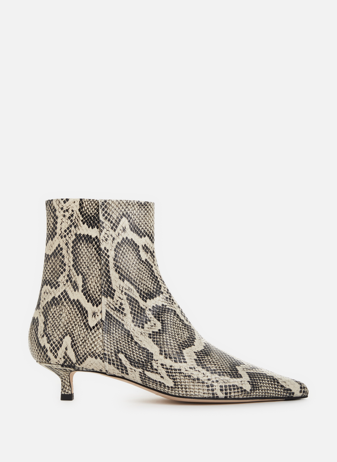 Sofie embossed leather ankle boots AEYDE