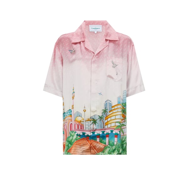 Chemise d'ensemble en soie