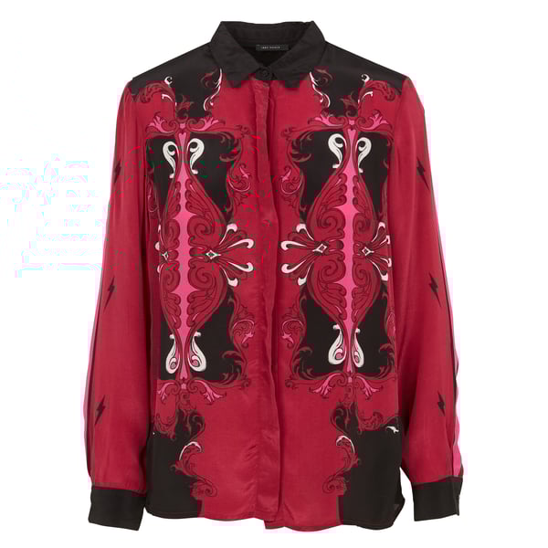 Chemise droite à col classique