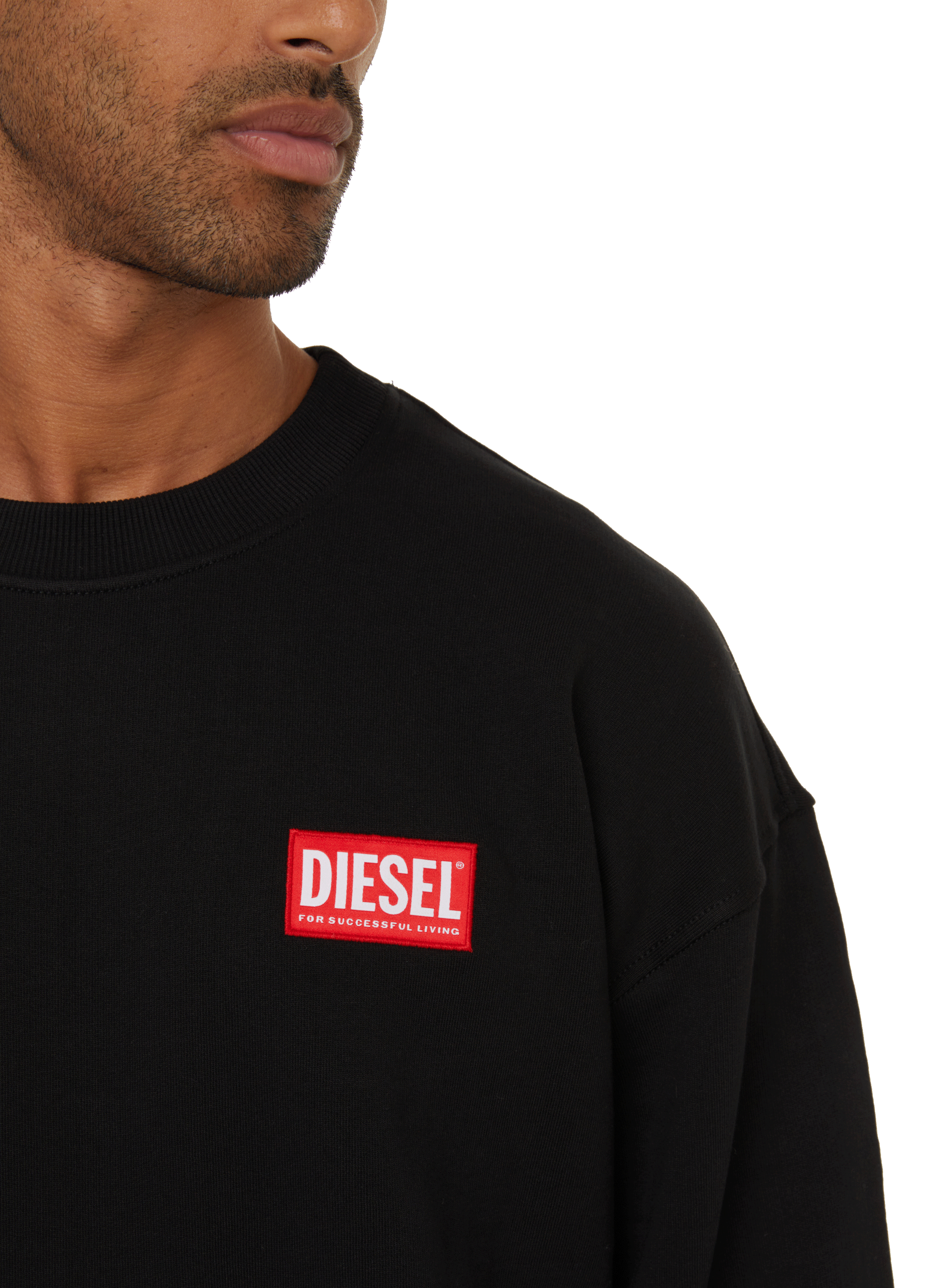 Sweatshirt en coton  DIESEL Noir