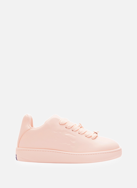 Pink leather sneakersBURBERRY 