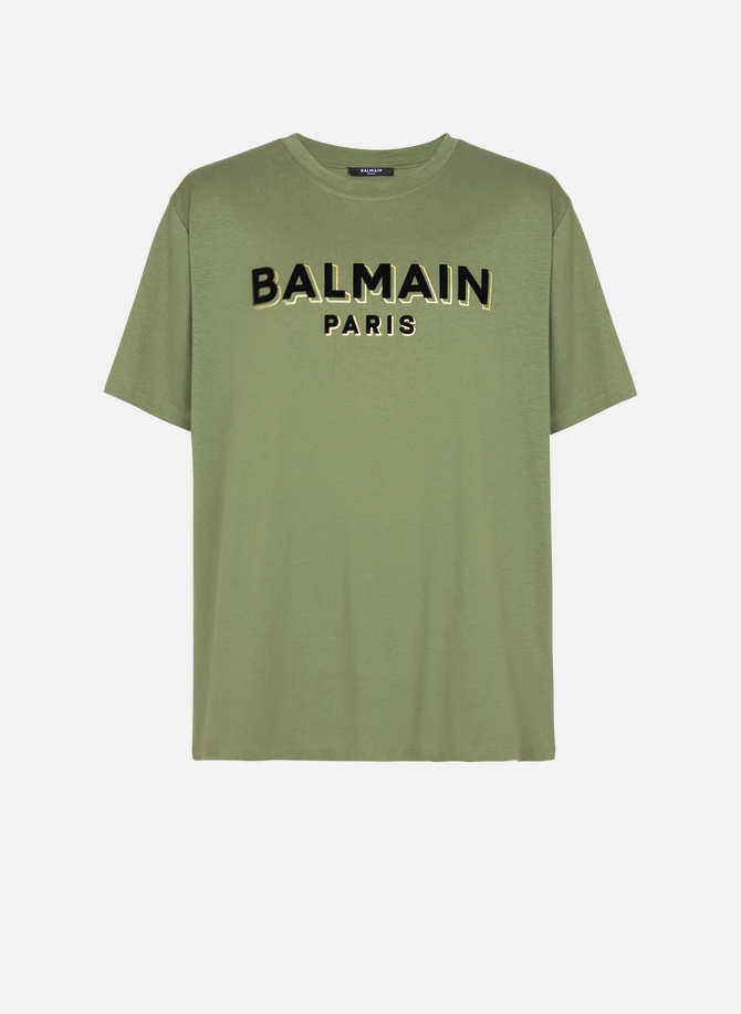 T-shirt floqué balmain paris BALMAIN