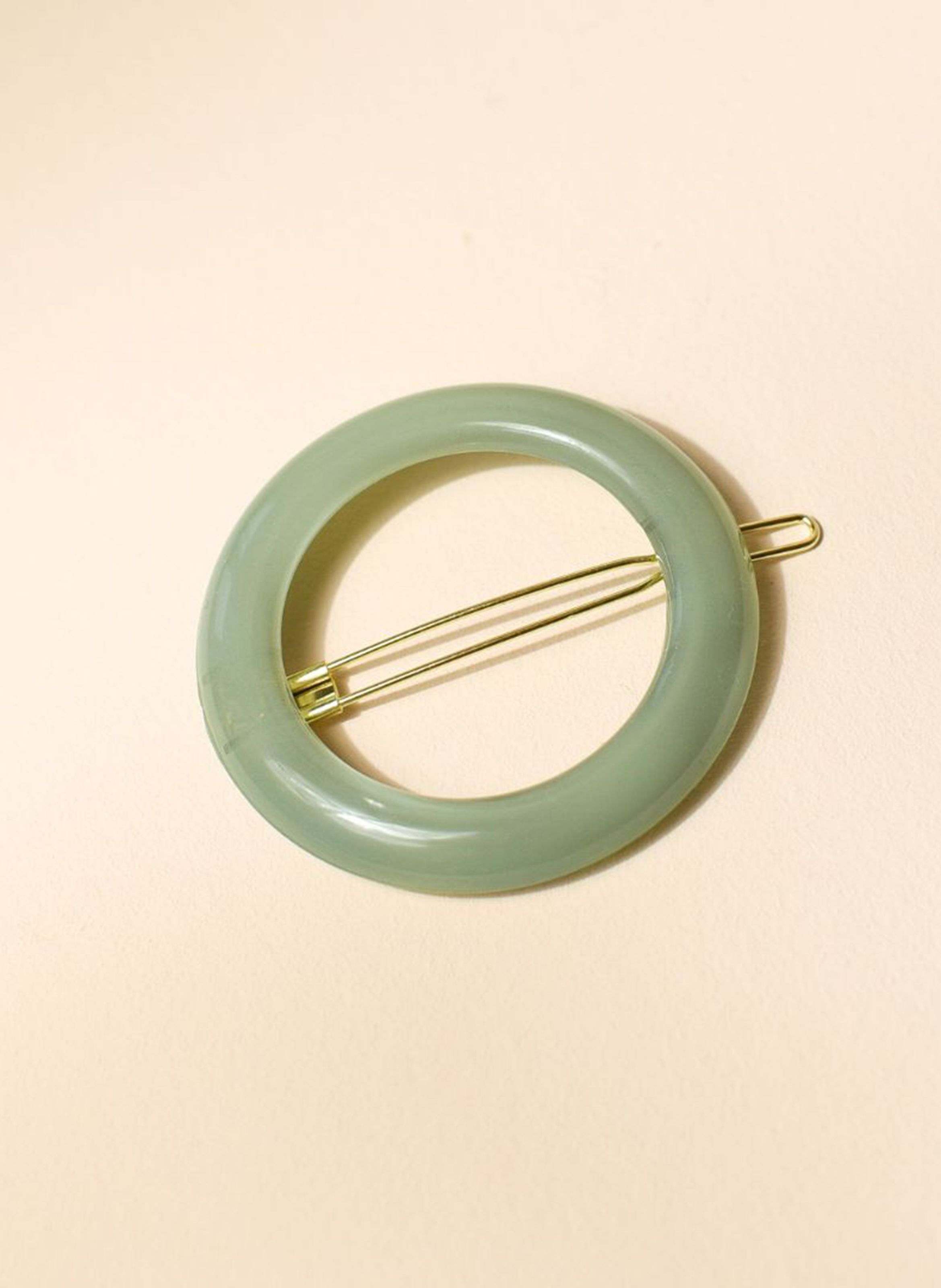 Round hair clip BACHCA Vert d'eau