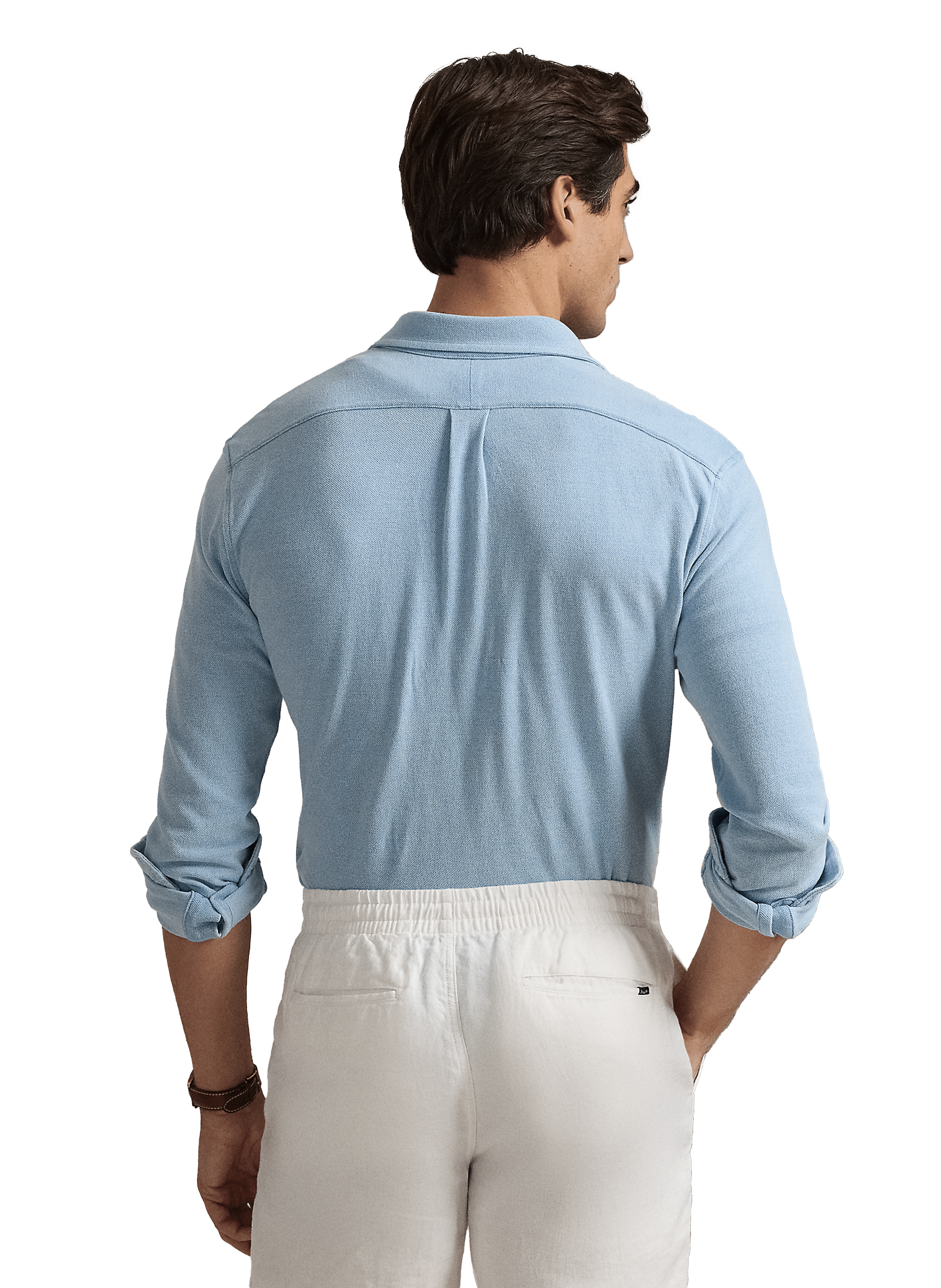 Chemise en coton Bleu