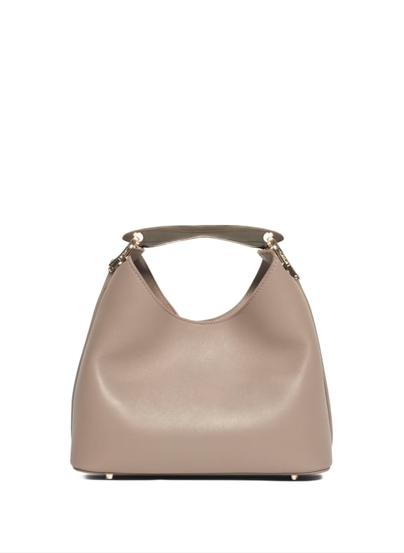 Petit sac boomerang en cuir Gris by ELLEME ELLEME Petit sac boomerang en cuir Gris