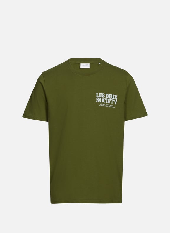 T-shirt en coton Vert by LES DEUX LES DEUX T-shirt en coton Vert