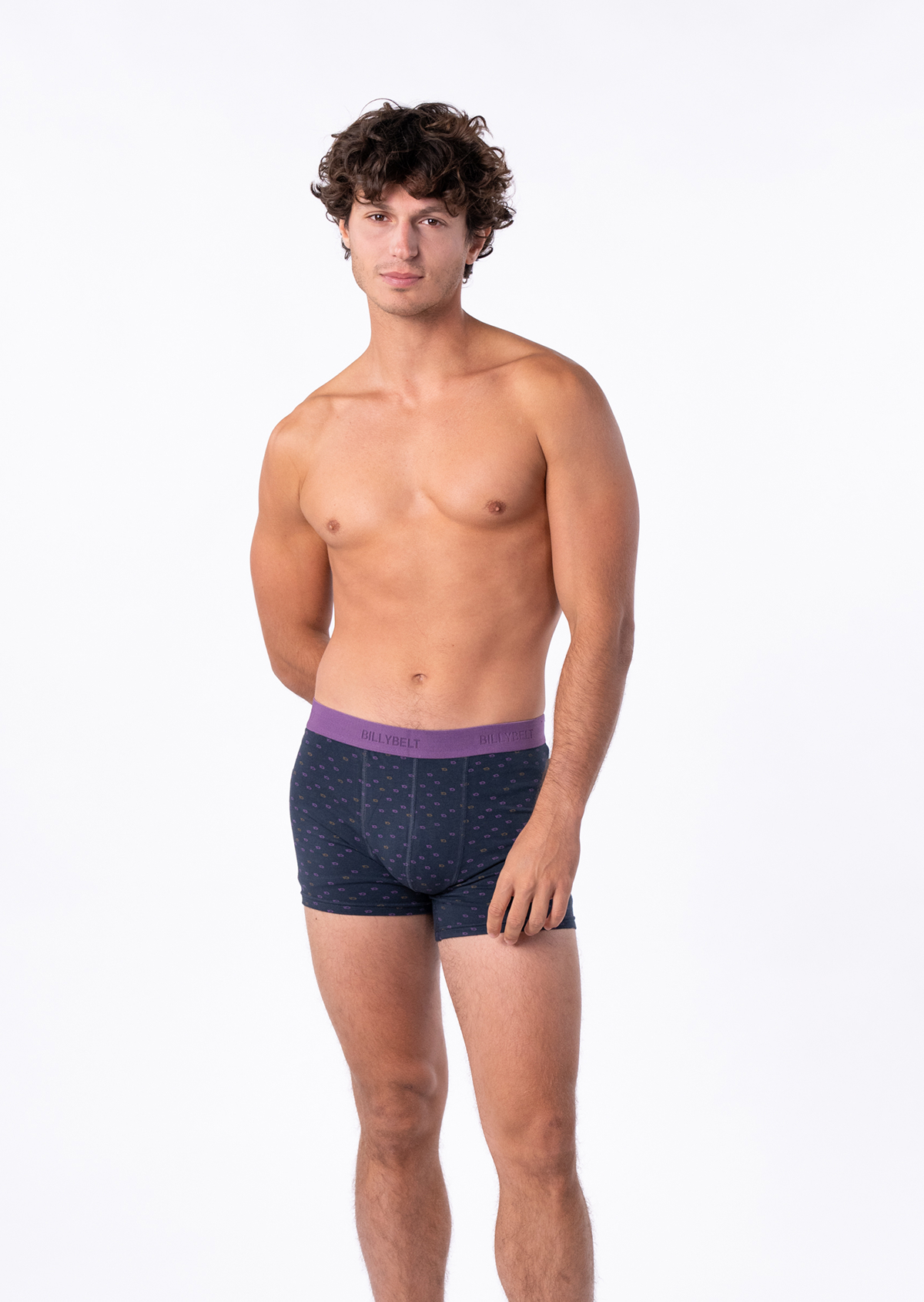 Boxer en coton biologique BILLYBELT Gris