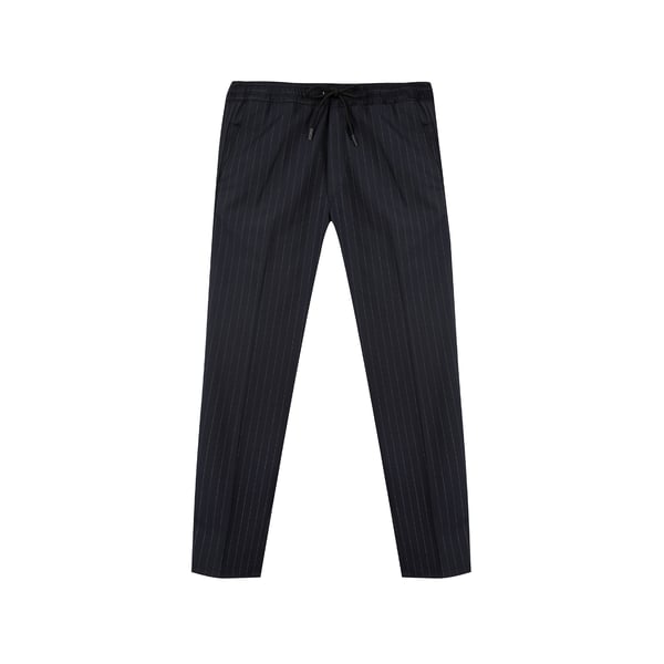 Pantalon rayé en laine mélangée Pantalon rayé en laine mélangée