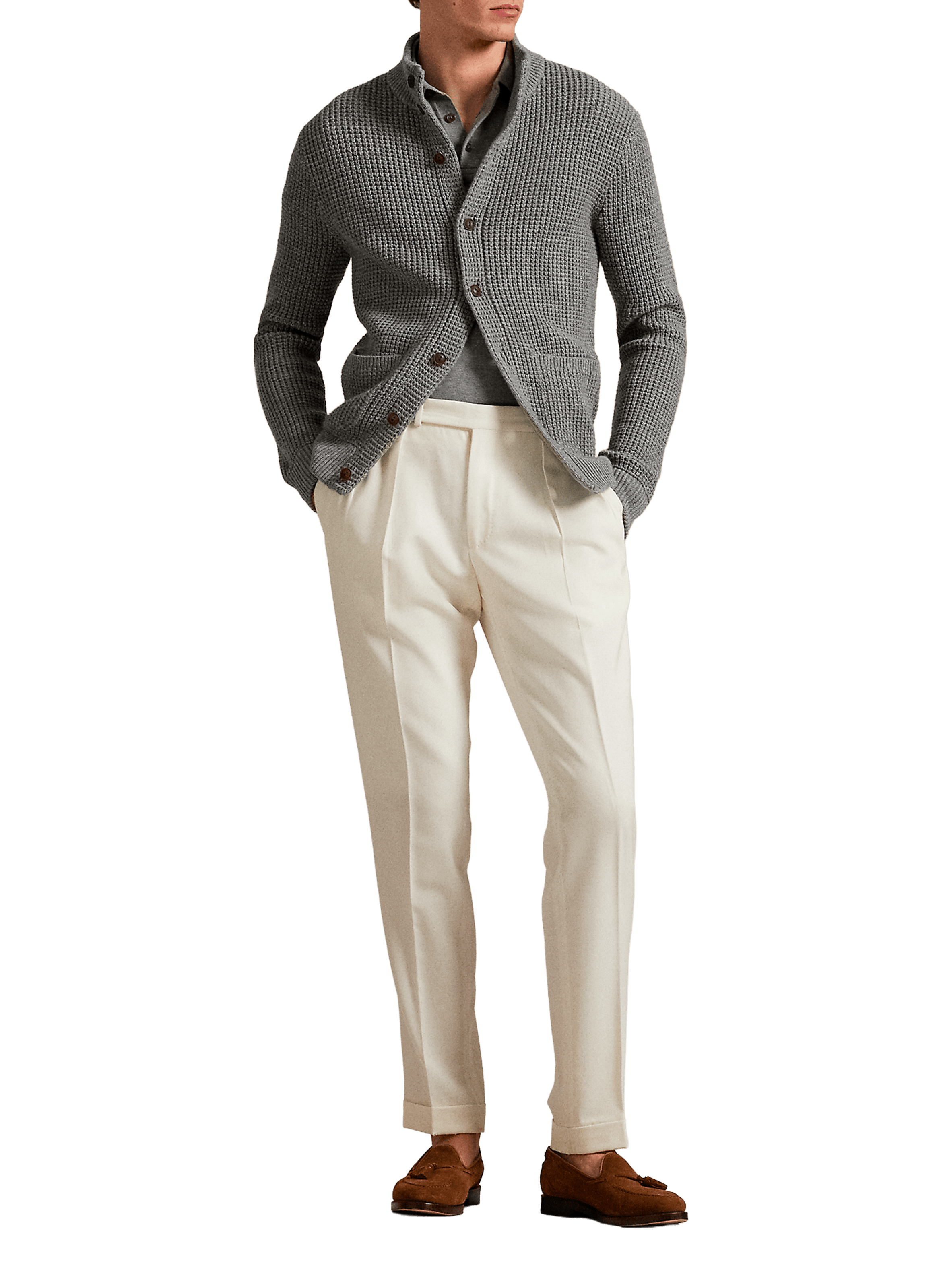 Cropped cardigan POLO RALPH LAUREN Grey