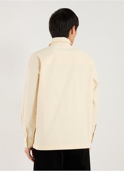 Oversized cotton shirt with patterns HELAS CAPS Oversized cotton shirt with patterns HELAS CAPS