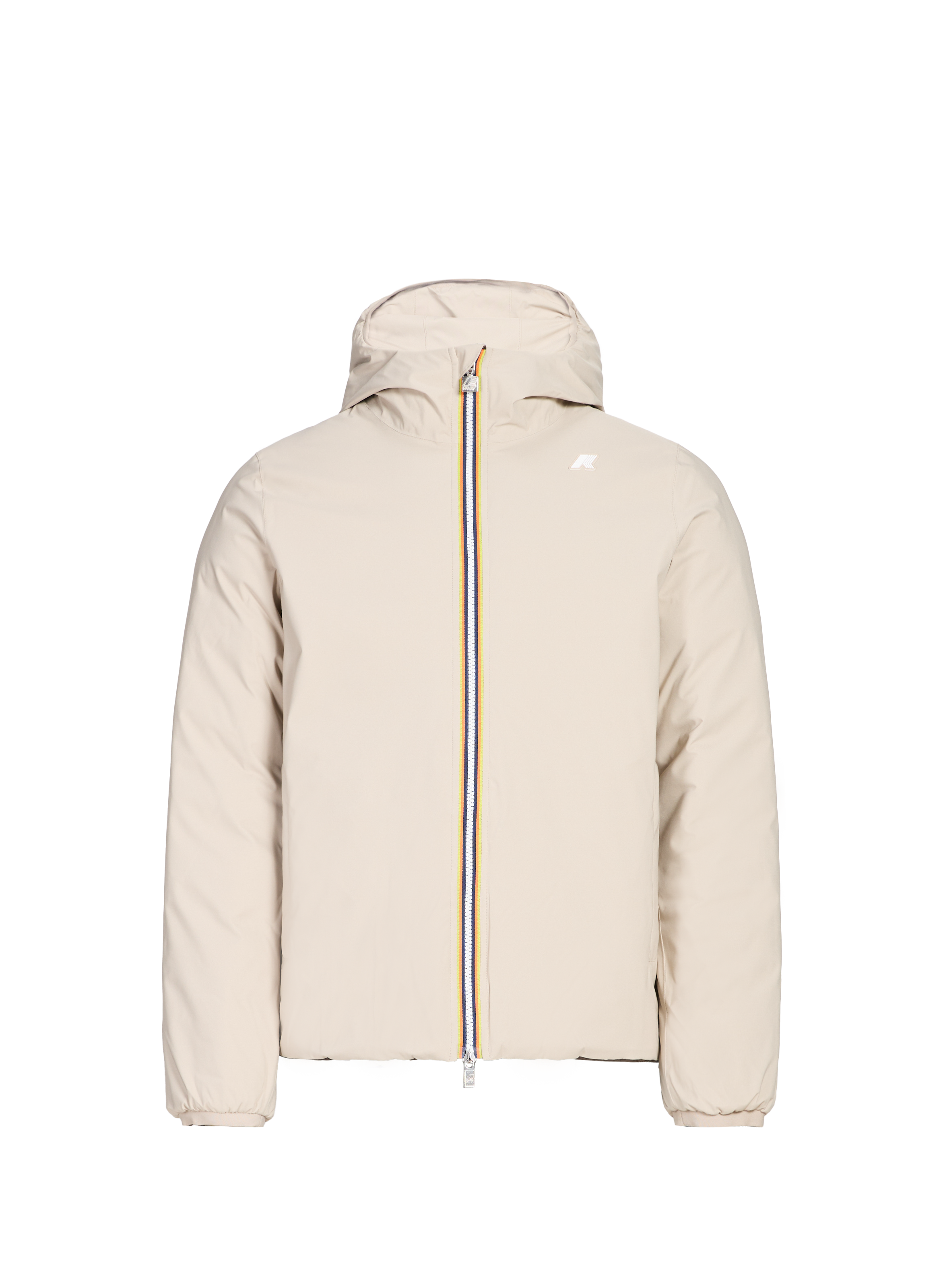 K-WAY Doudoune réversible à capuche Beige