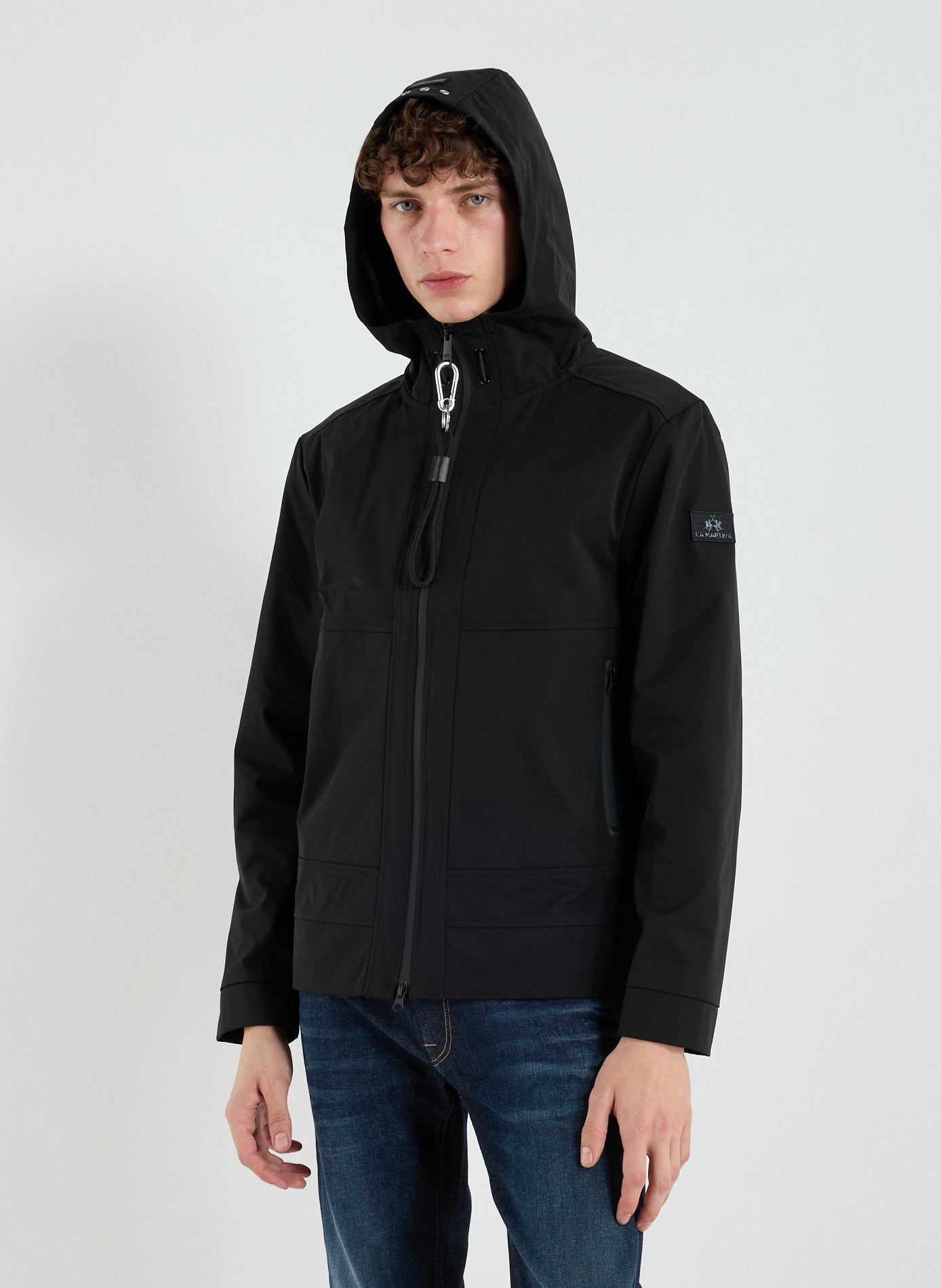 LA MARTINA Hooded Jacket Black