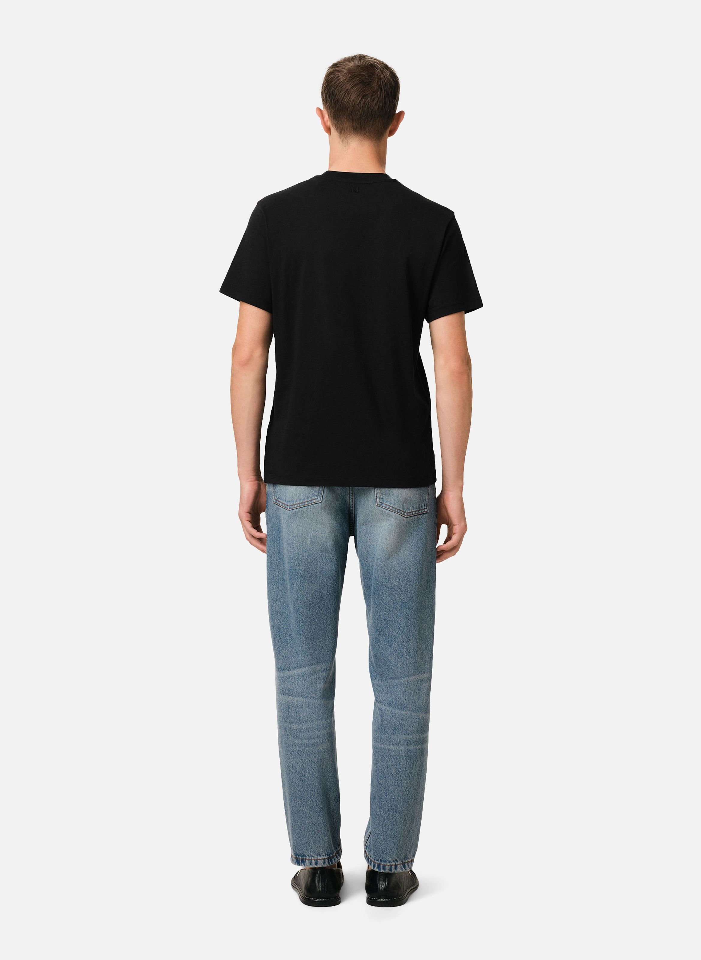 T-shirt Ami de Coeur unisexe AMI PARIS Noir